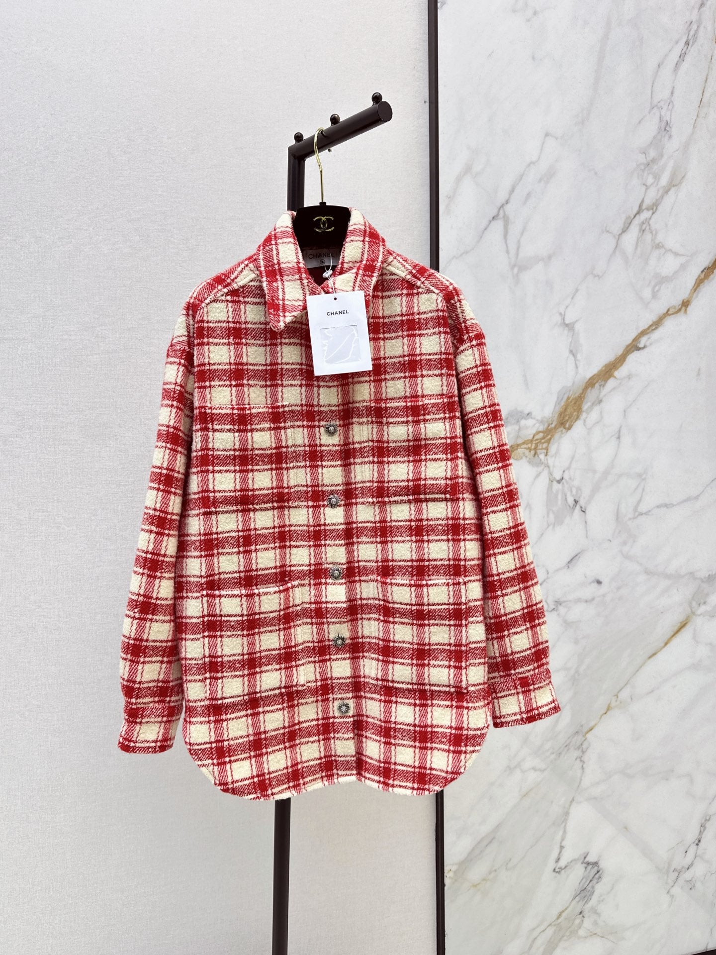 🔥Highest Quality🔥26FW New Loose-Fit Knitted Shirt-Style Jacket