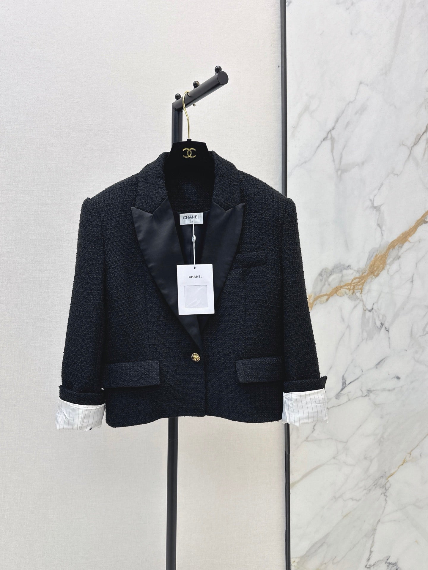 🔥Highest Quality🔥26FW New Tweed Lapel Blazer 🖤