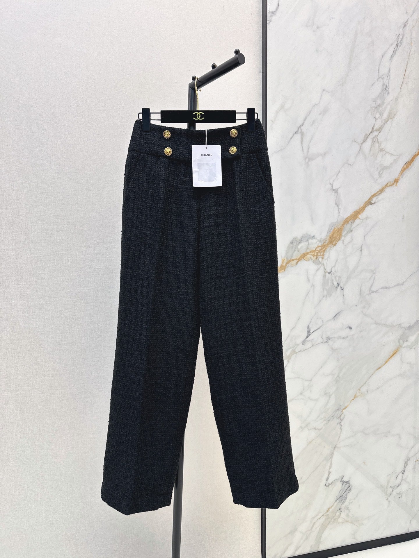 🔥Highest Quality🔥26FW New Vintage-Style Low-Rise Straight-Leg Wool Trousers 🖤