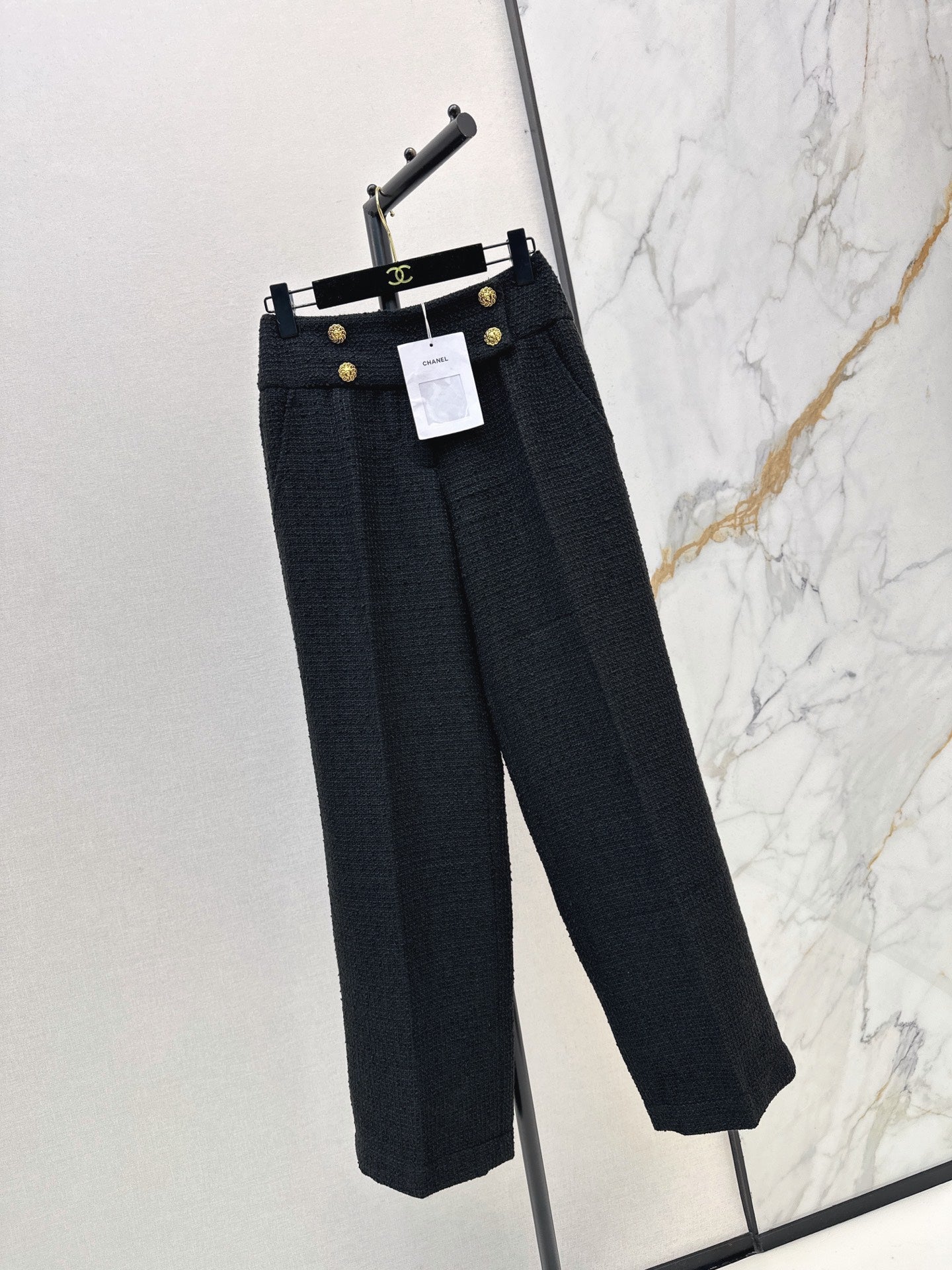 🔥Highest Quality🔥26FW New Vintage-Style Low-Rise Straight-Leg Wool Trousers 🖤
