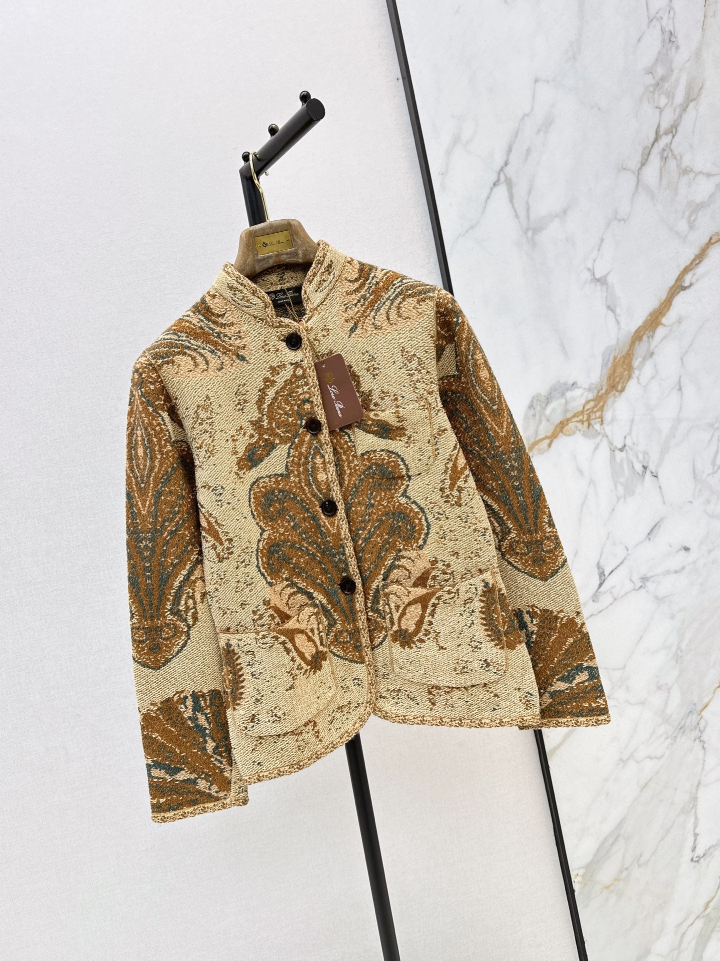 ❤️‍🔥Limited edition❤️‍🔥26FW New Elegant Stand-Collar Cashmere Coat 🤍