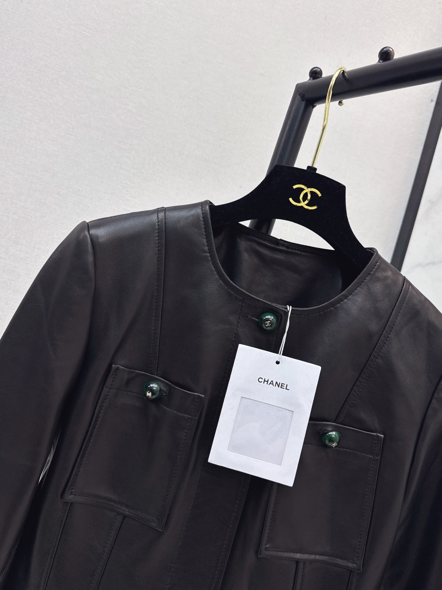 26FW New Premium Métiers d'Art Leather Jacket with Four-Pocket Detailing 🖤