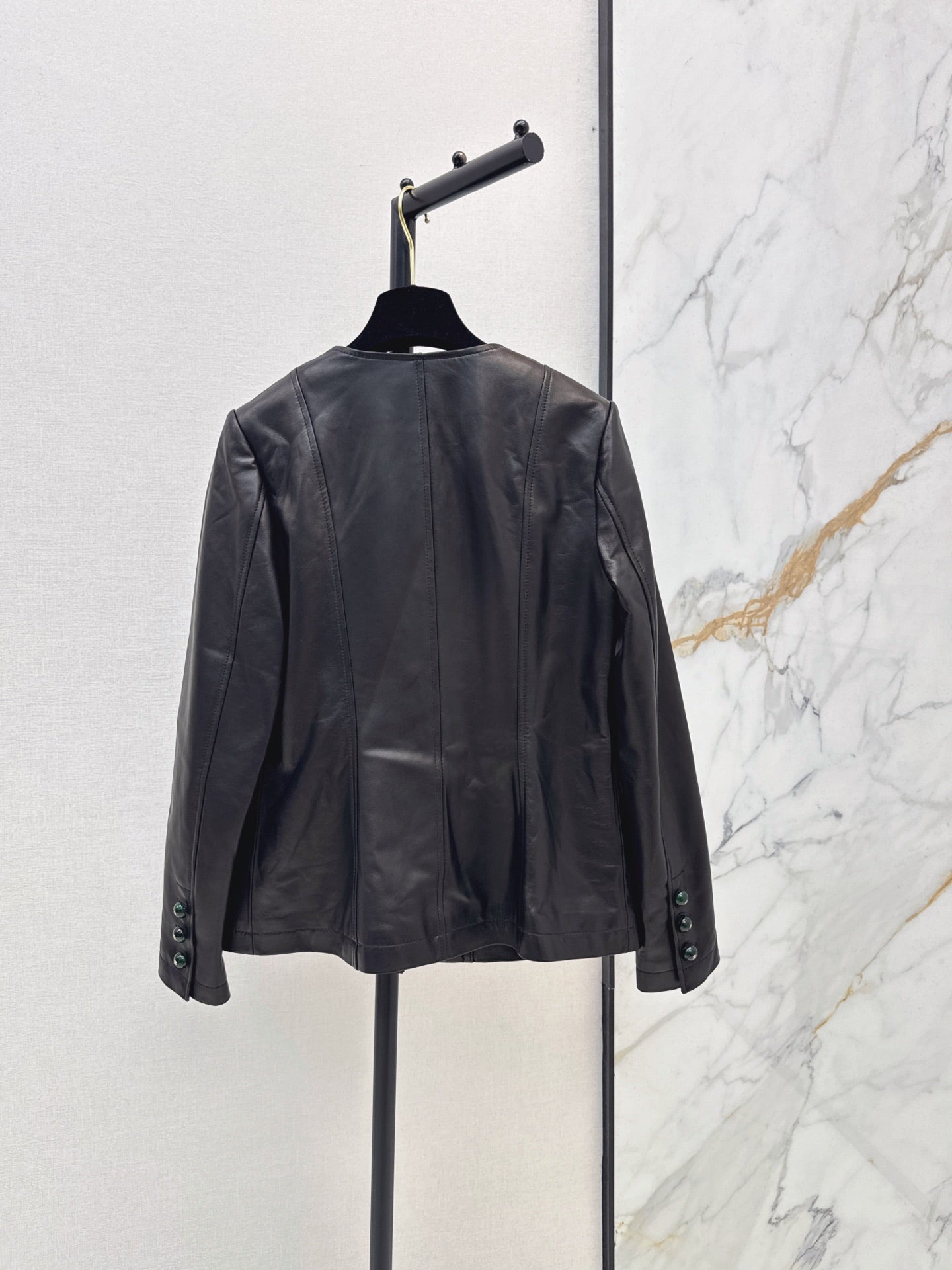 26FW New Premium Métiers d'Art Leather Jacket with Four-Pocket Detailing 🖤