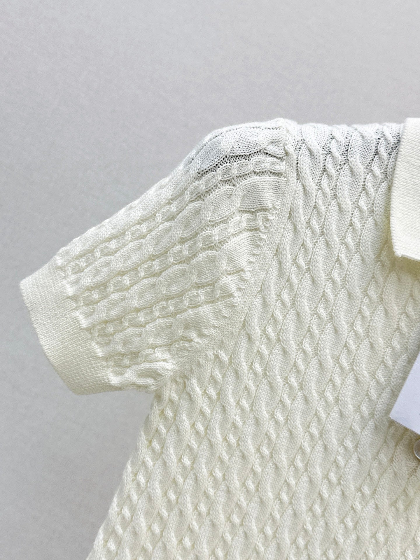 26FW New Short-Sleeve Knit Polo Sweater 🤍