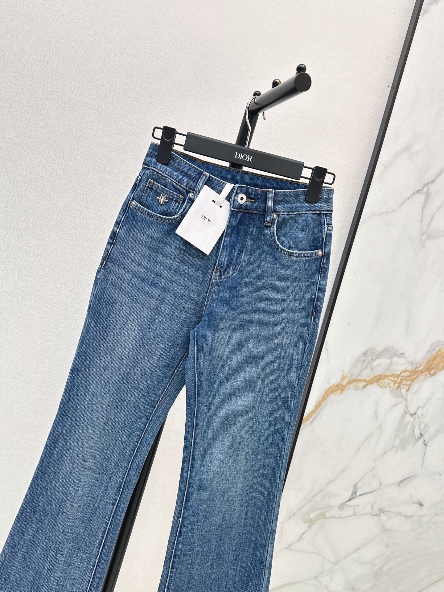 26FW New Stretch Slim-Fit Micro-Flared Jeans 🩵