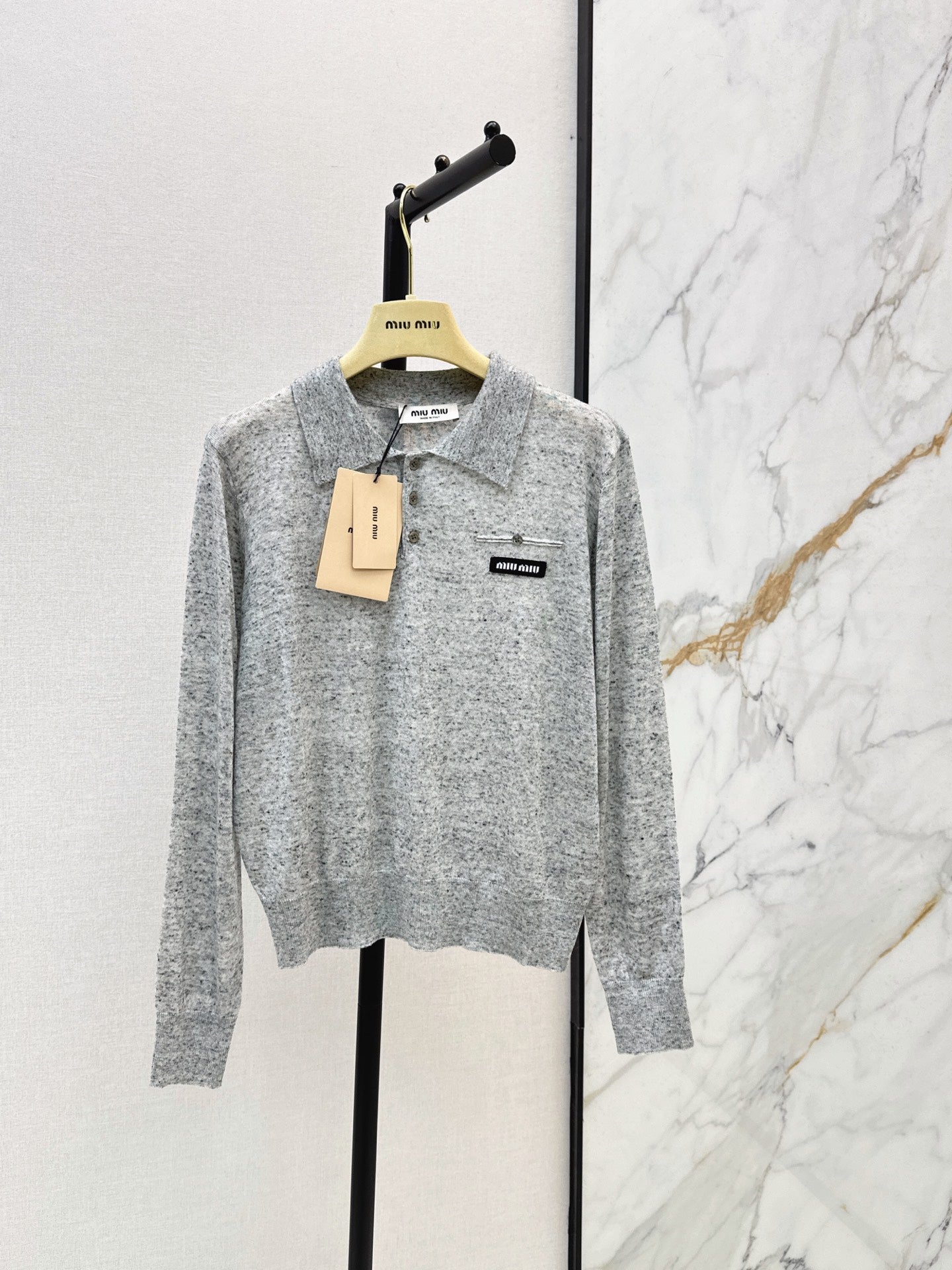 26FW New Collared Knit Top 🩶
