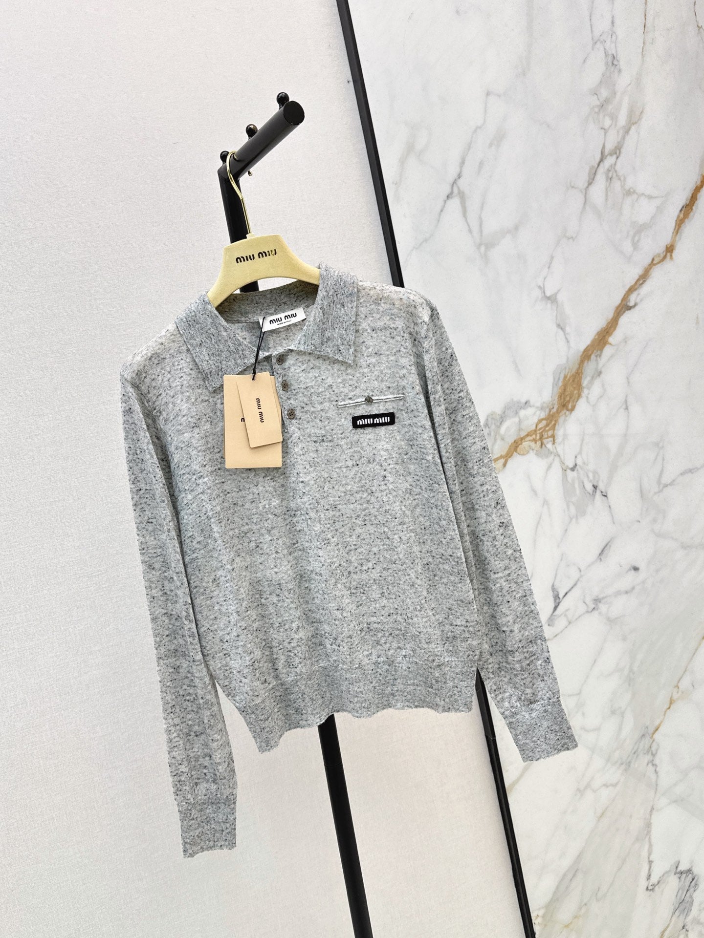 26FW New Collared Knit Top 🩶