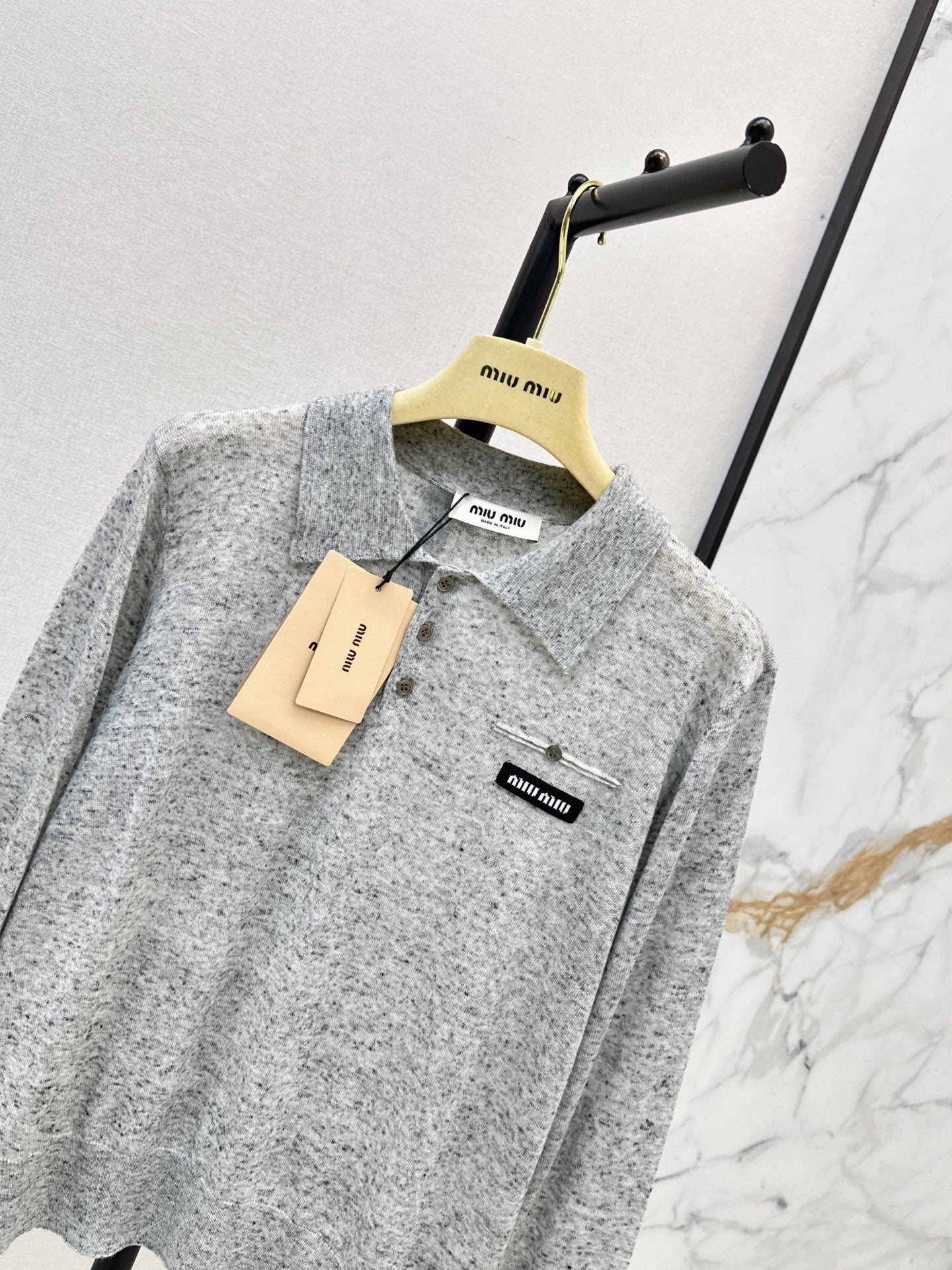 26FW New Collared Knit Top 🩶
