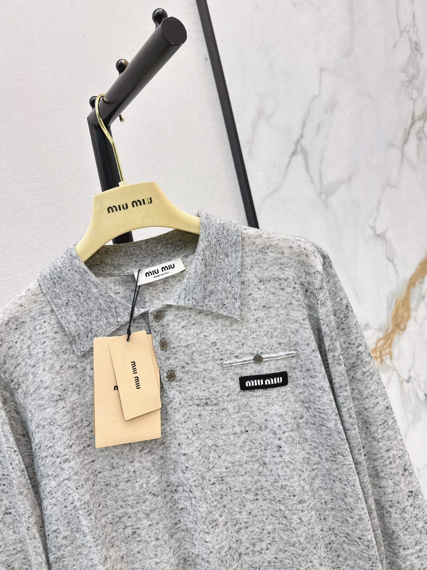 26FW New Collared Knit Top 🩶