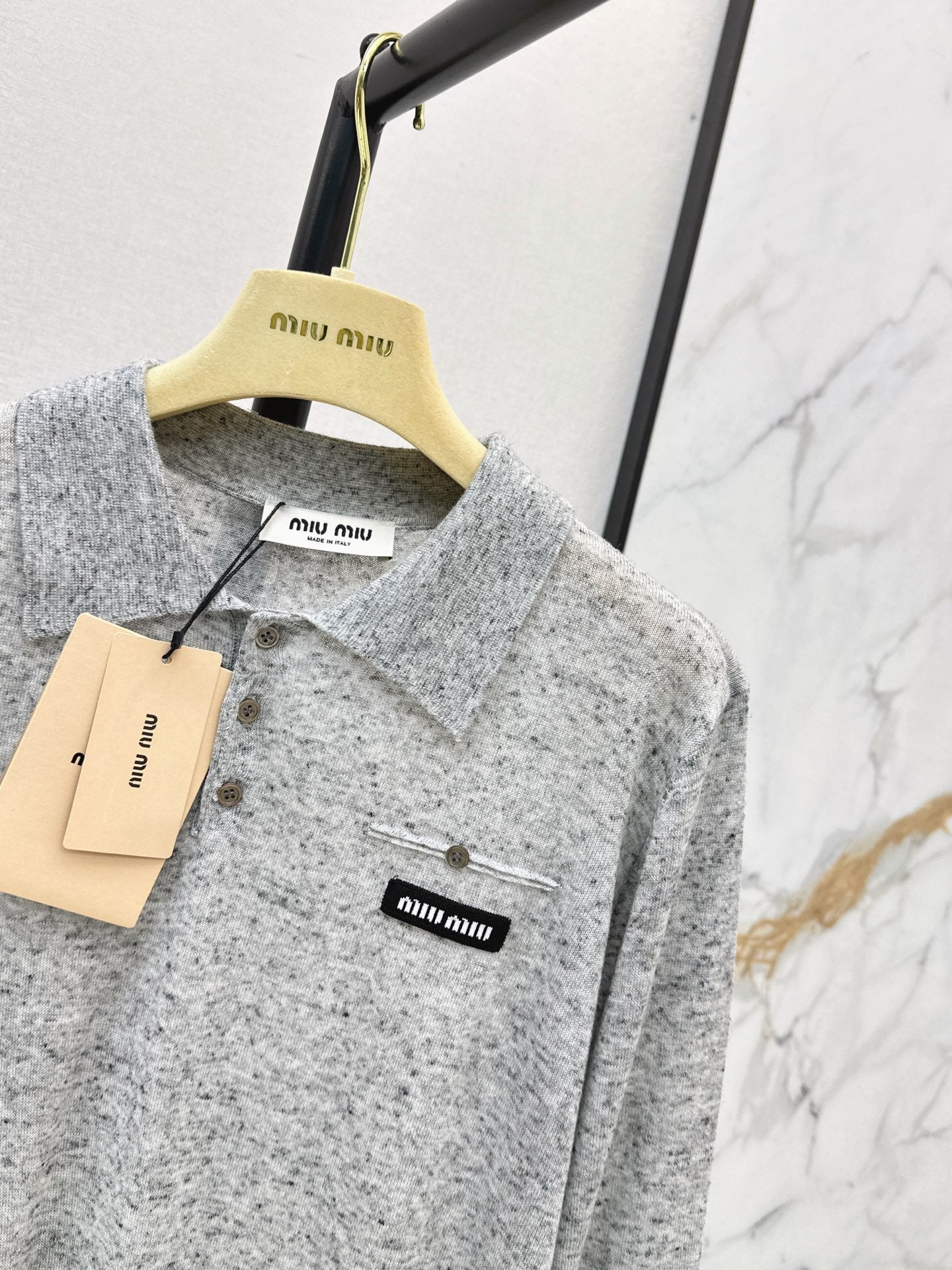 26FW New Collared Knit Top 🩶
