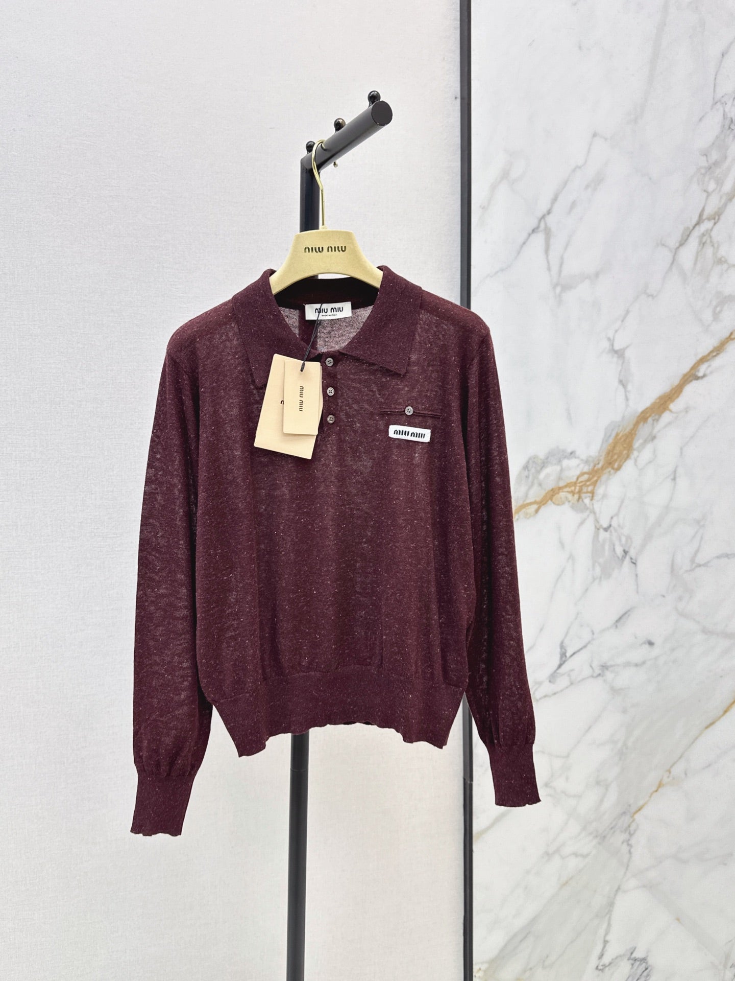26FW New Collared Knit Top 🩶