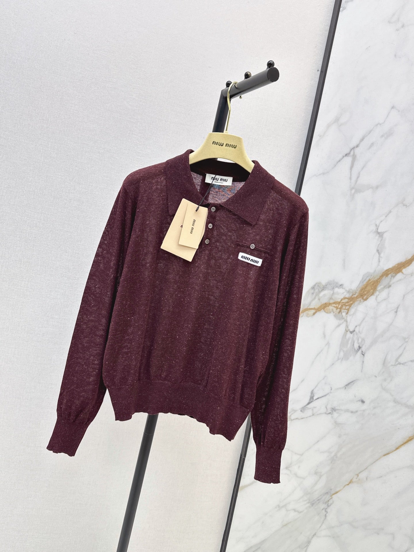 26FW New Collared Knit Top 🩶