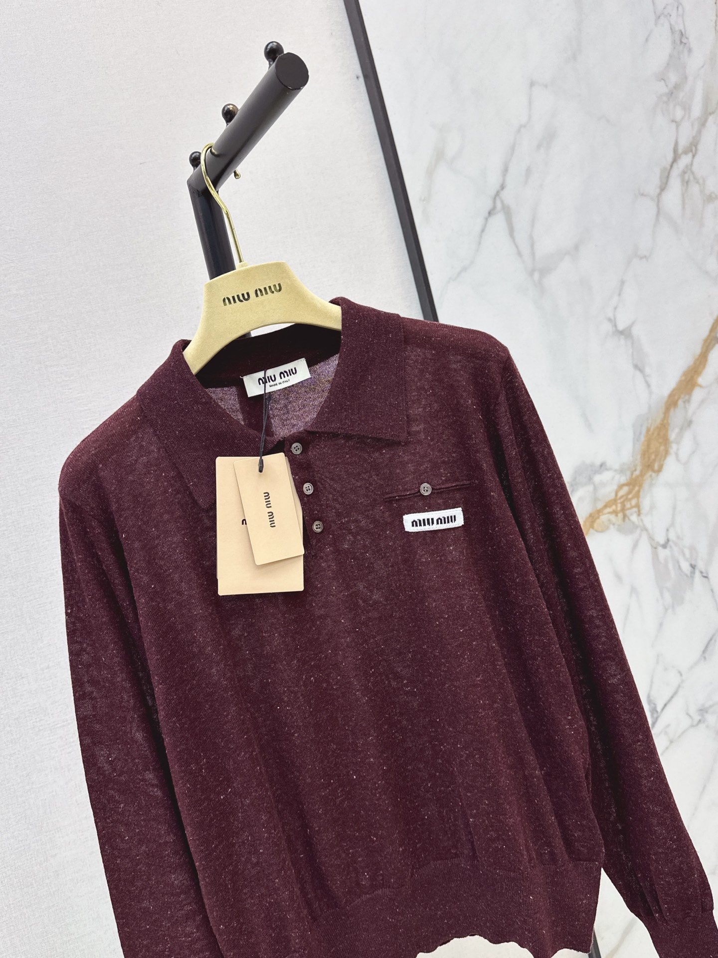 26FW New Collared Knit Top 🩶