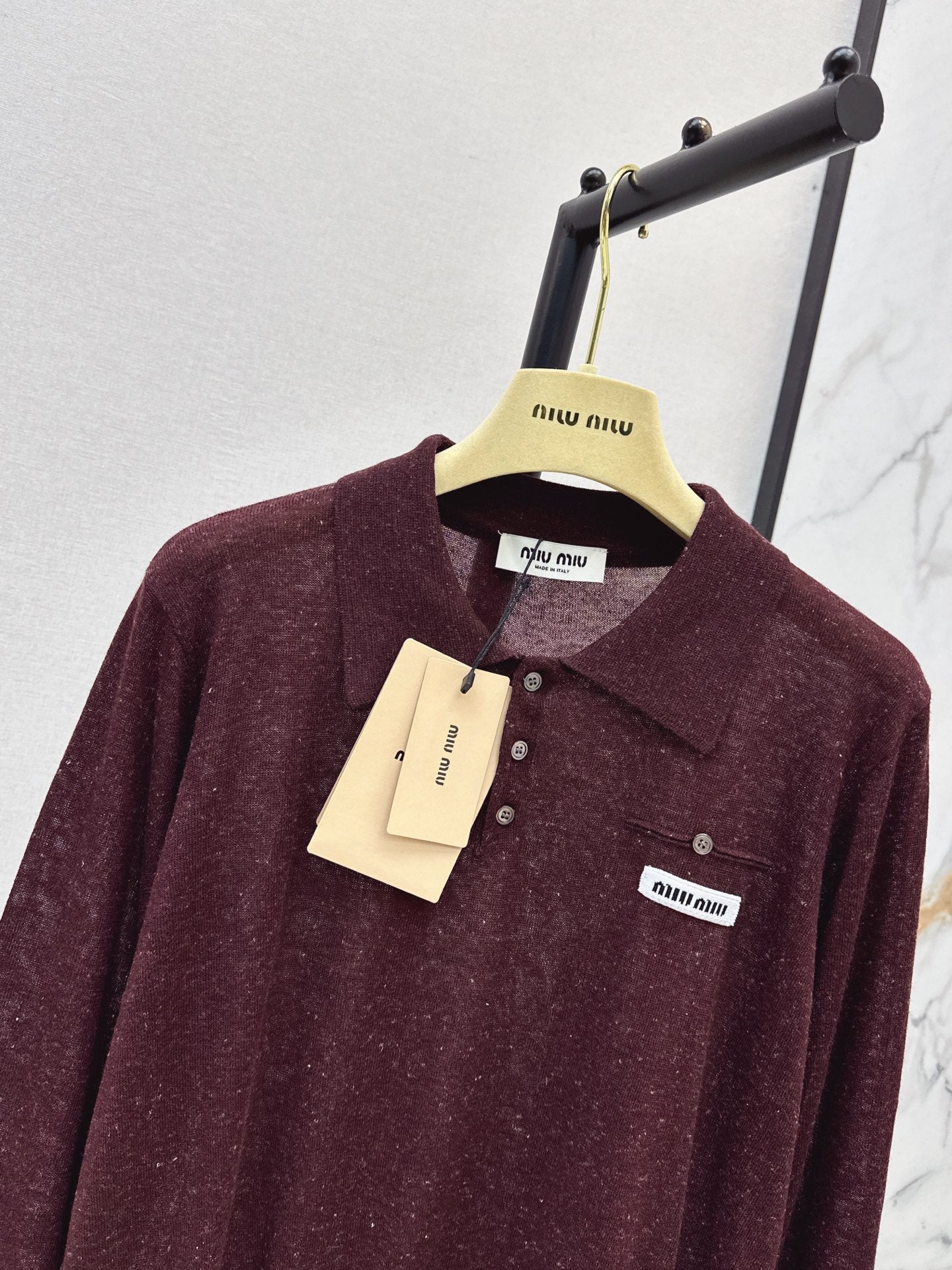 26FW New Collared Knit Top 🩶