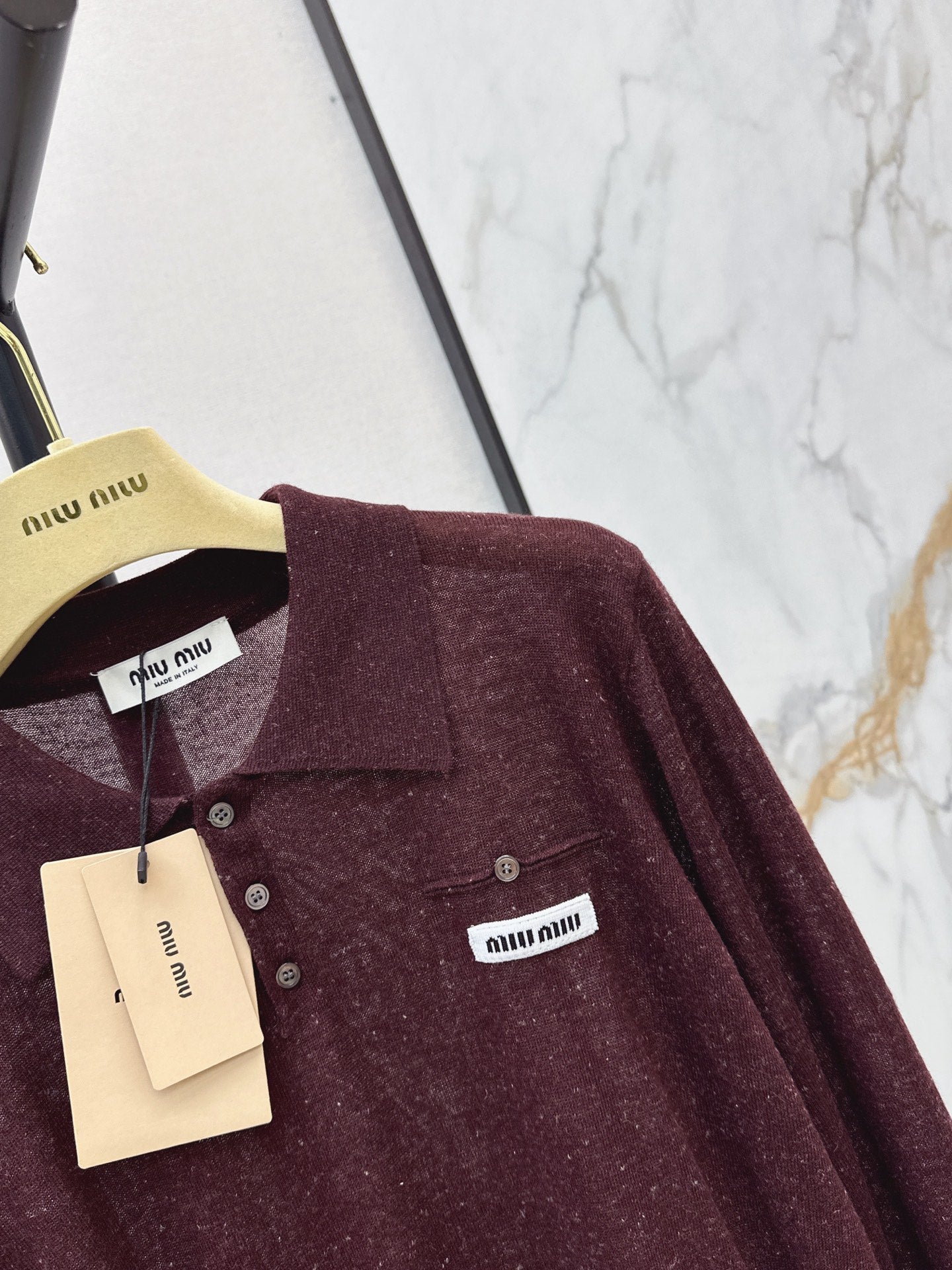 26FW New Collared Knit Top 🩶
