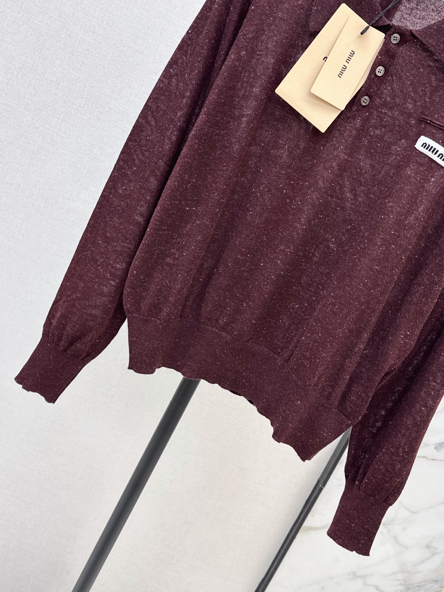 26FW New Collared Knit Top 🩶