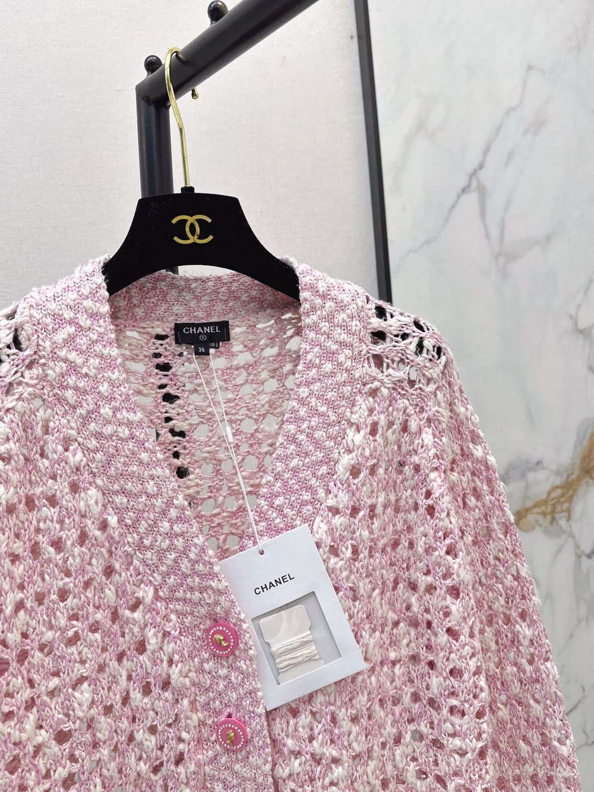 26FW New "Coco Girl" Style: Sakura Pink Knit Cardigan 💕