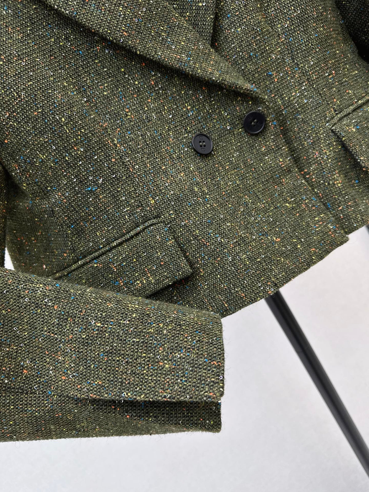 26FW New Shimmer Cropped Blazer