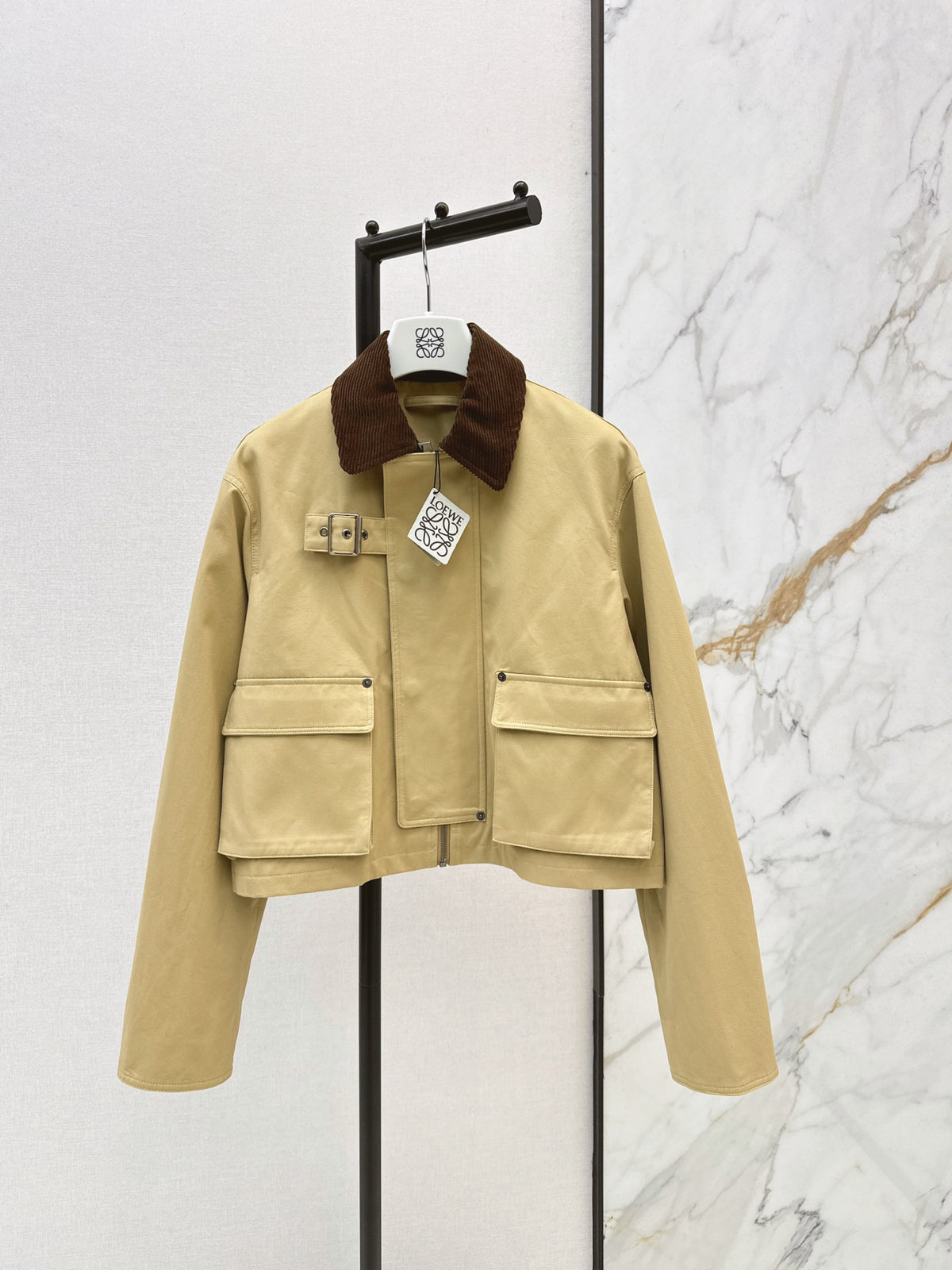 26FW New Color-Block Corduroy Jacket with Lapel 🤎