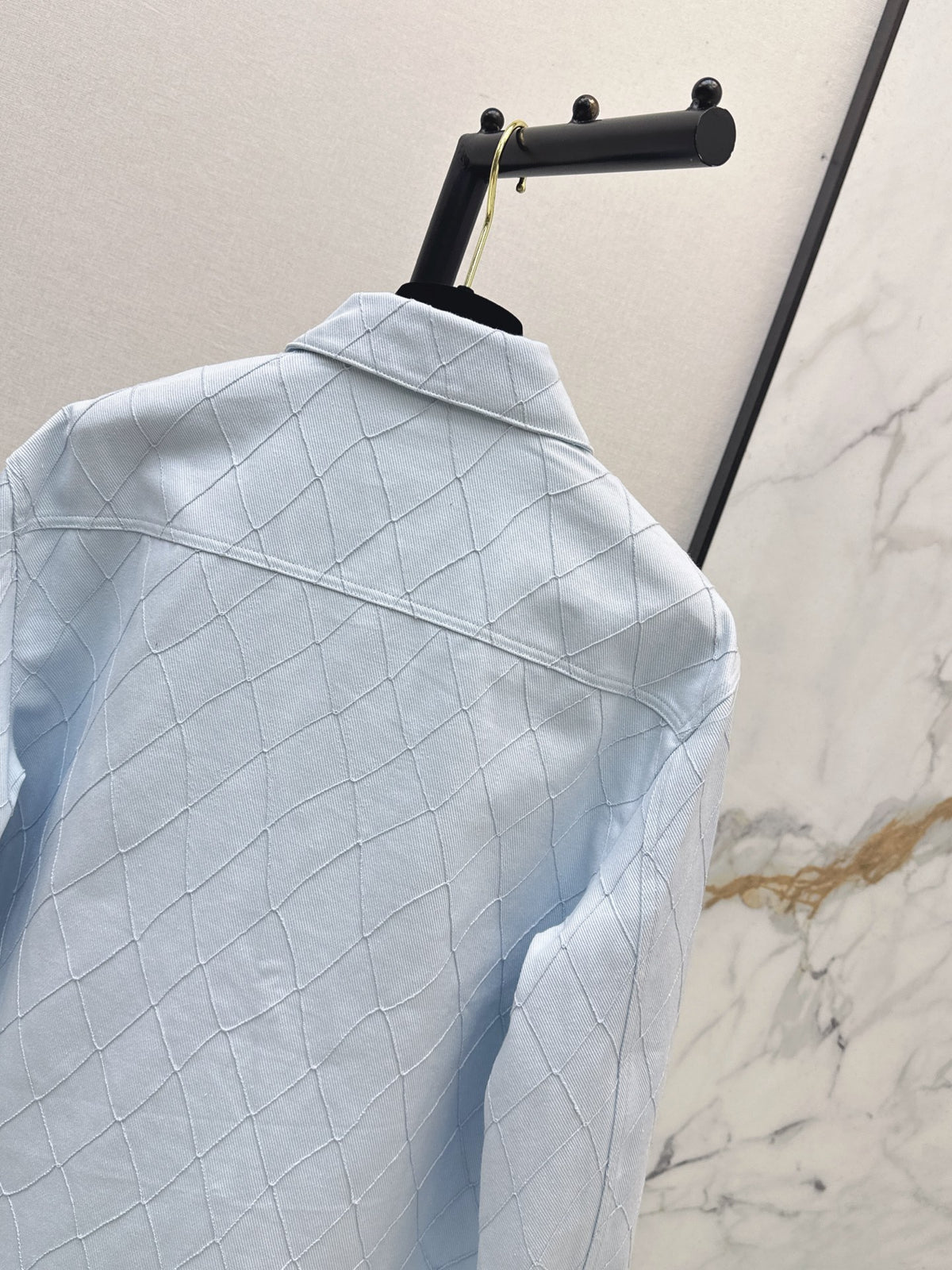 🔥Highest Quality🔥26FW New Denim Shirt with Diamond-Quilted Stitching 🩵