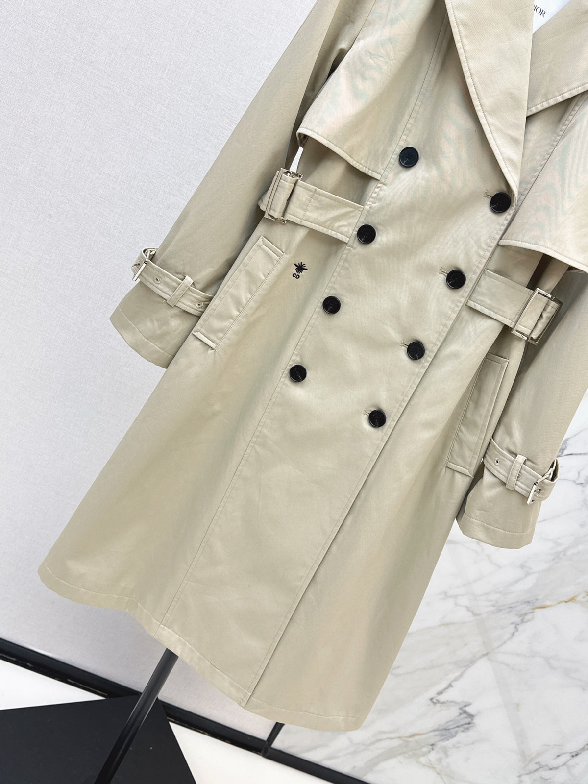 26FW New Classic Khaki Long Trench Coat 🤎