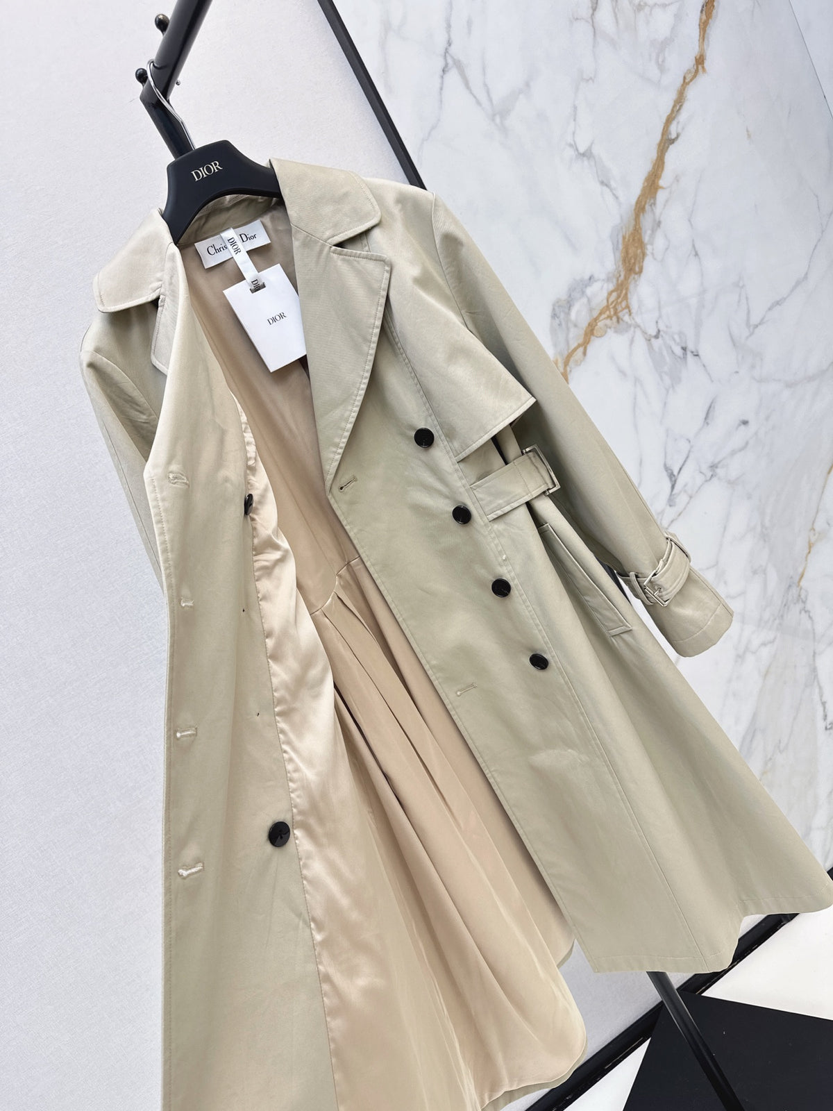 26FW New Classic Khaki Long Trench Coat 🤎