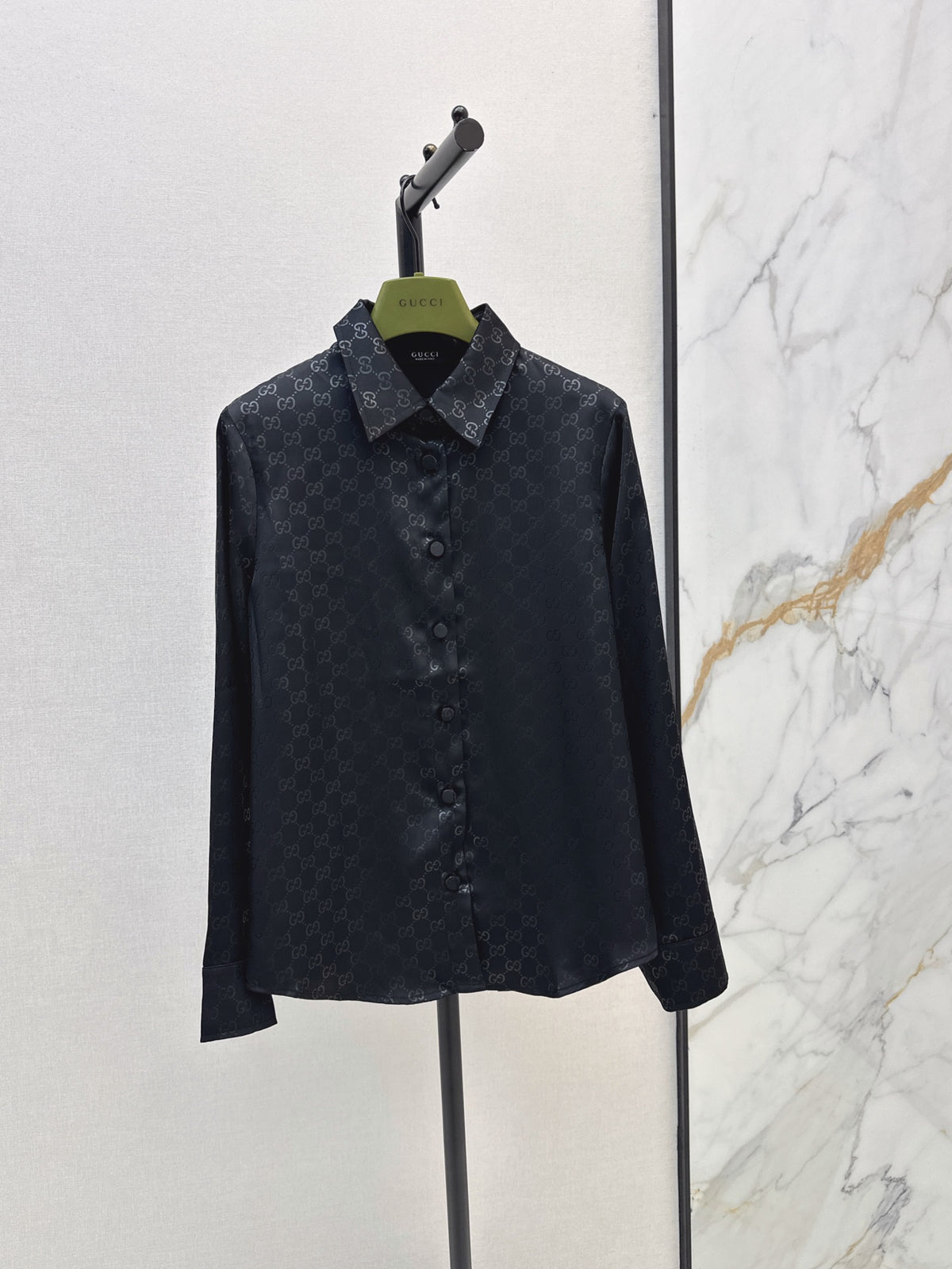 26FW New Logo Jacquard Collared Shirt 🖤
