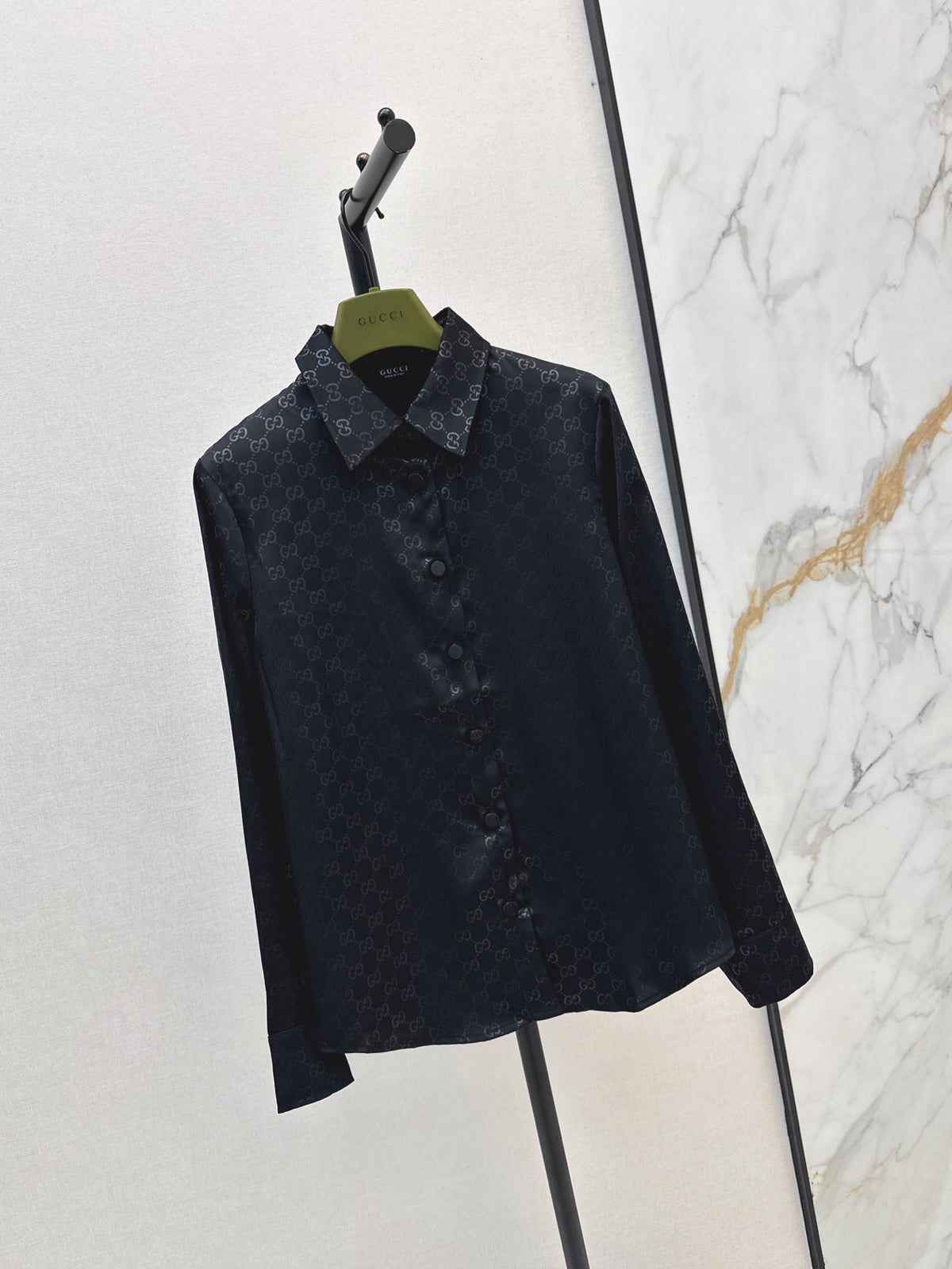 26FW New Logo Jacquard Collared Shirt 🖤