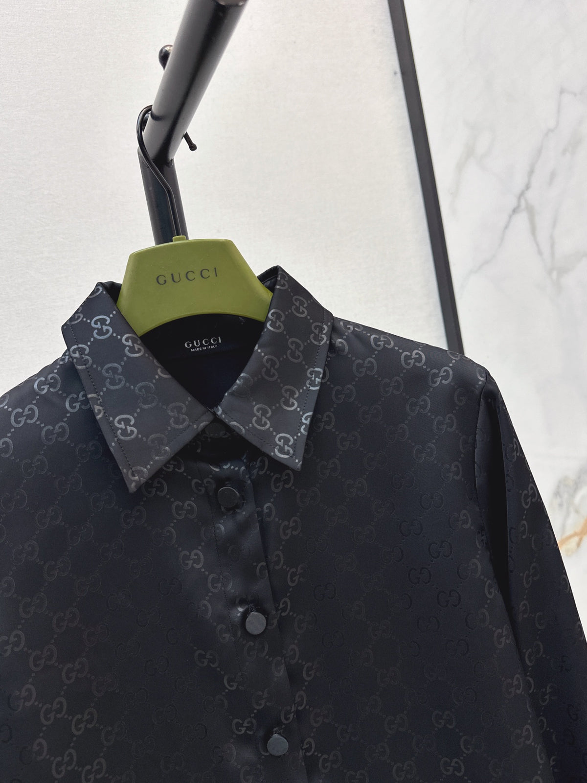 26FW New Logo Jacquard Collared Shirt 🖤