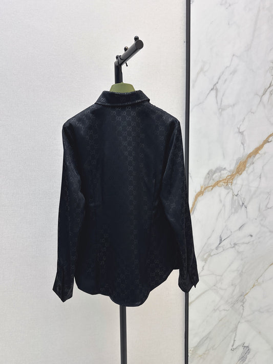26FW New Logo Jacquard Collared Shirt 🖤