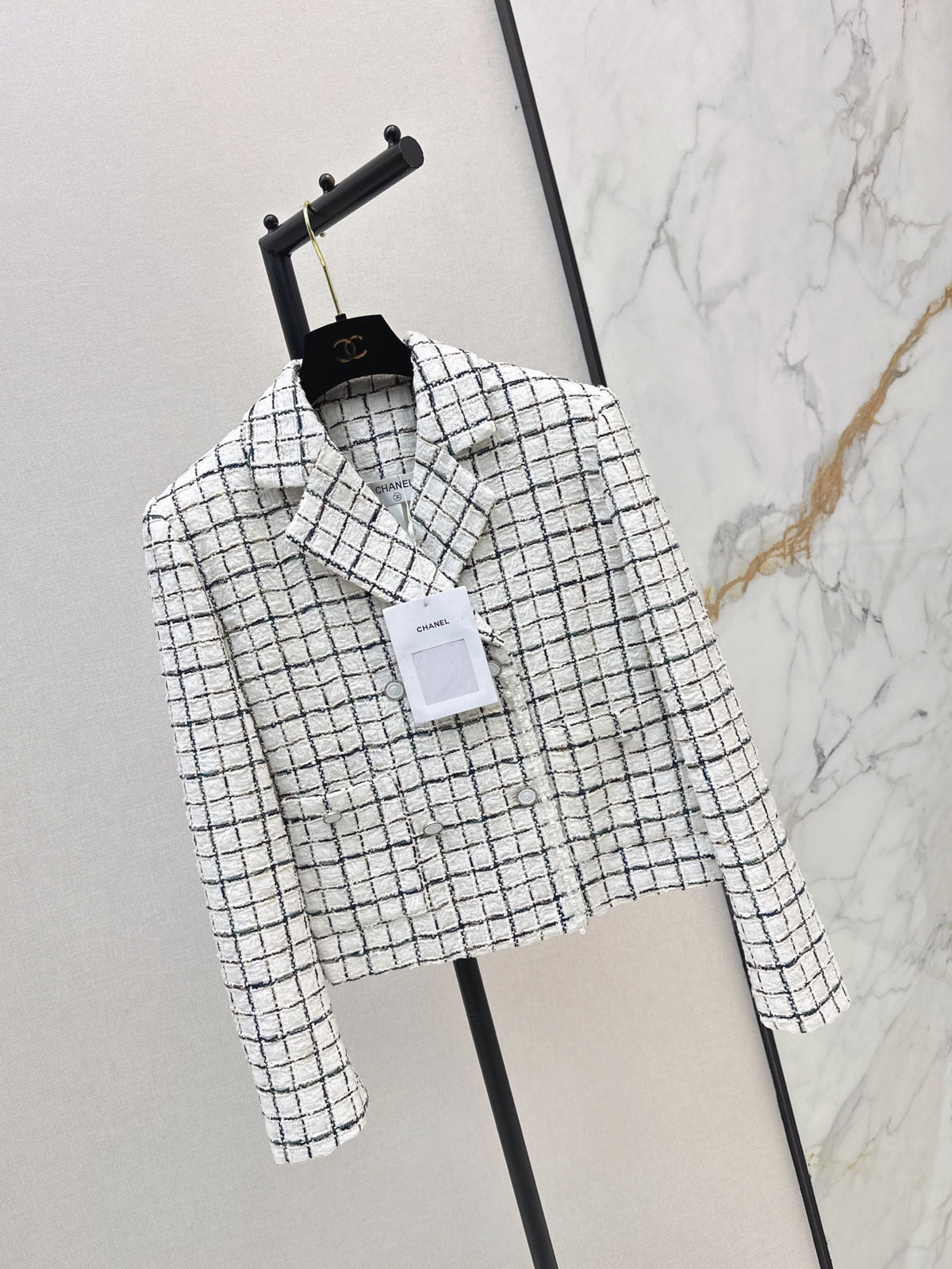 26FW New Plaid Collar Knit Jacket 🤍