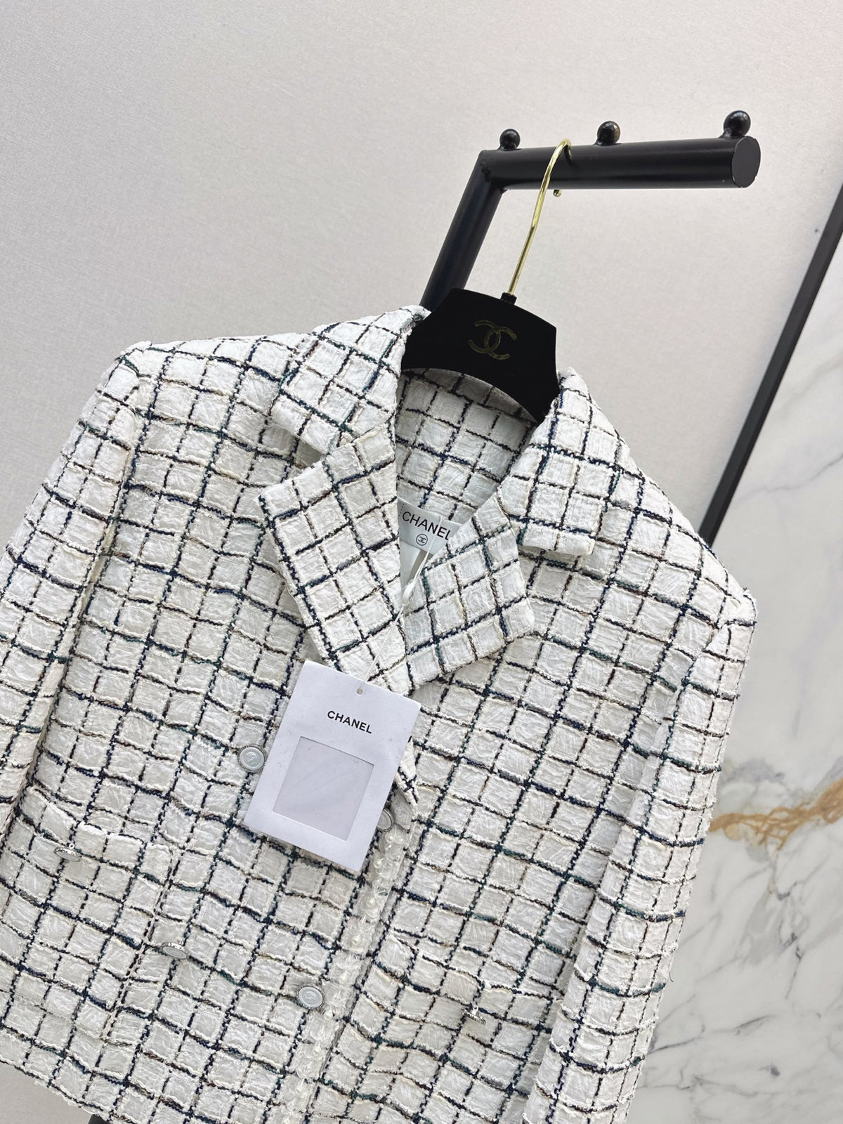 26FW New Plaid Collar Knit Jacket 🤍