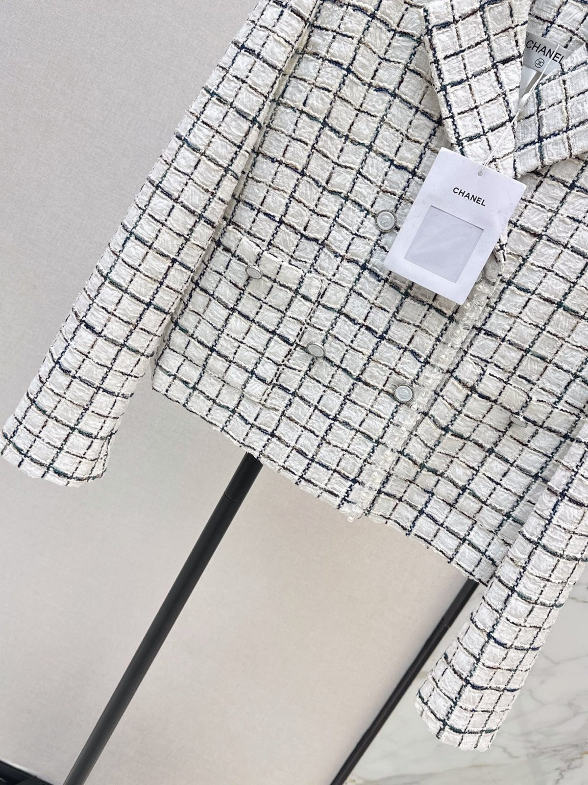 26FW New Plaid Collar Knit Jacket 🤍