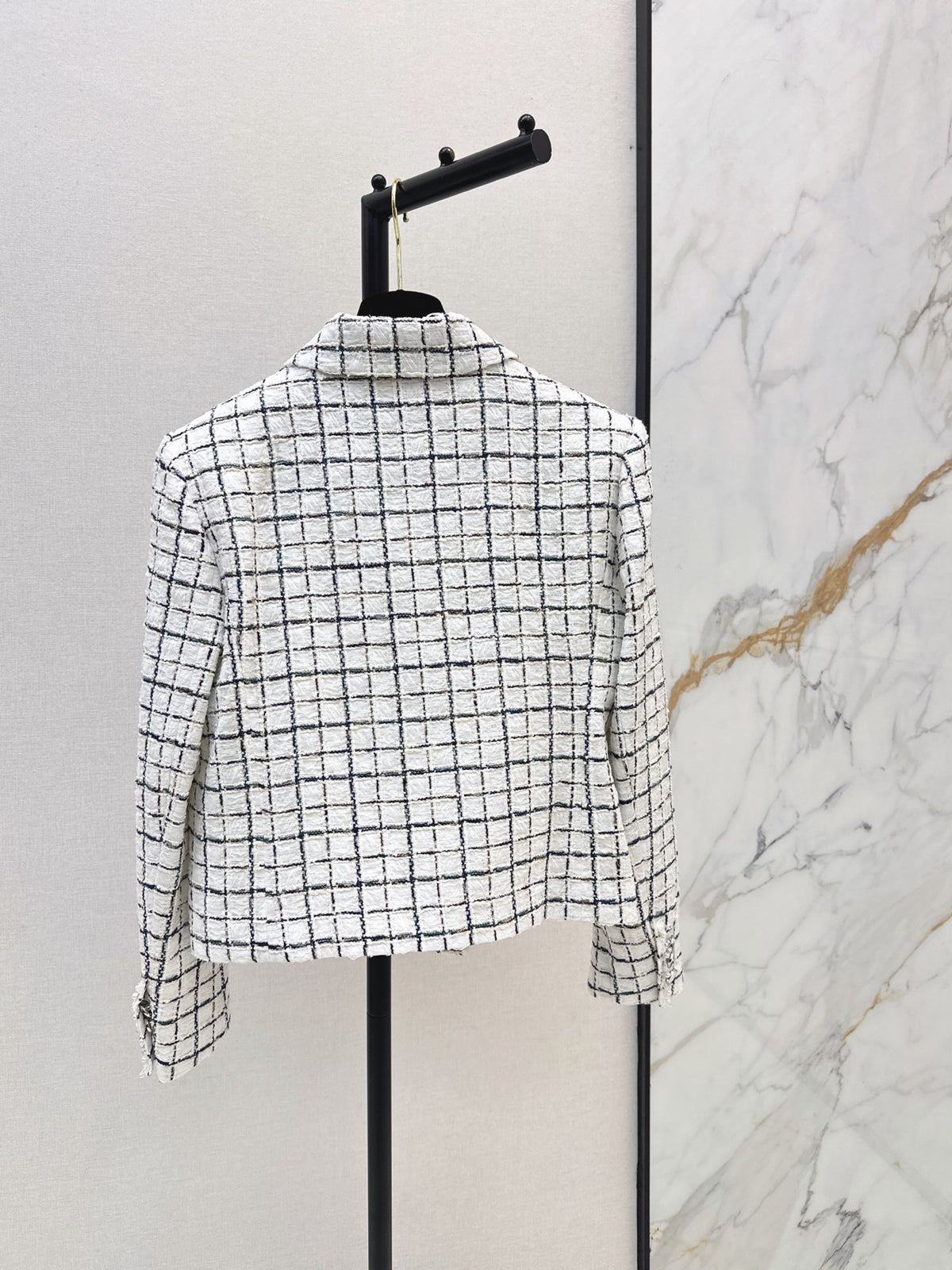 26FW New Plaid Collar Knit Jacket 🤍