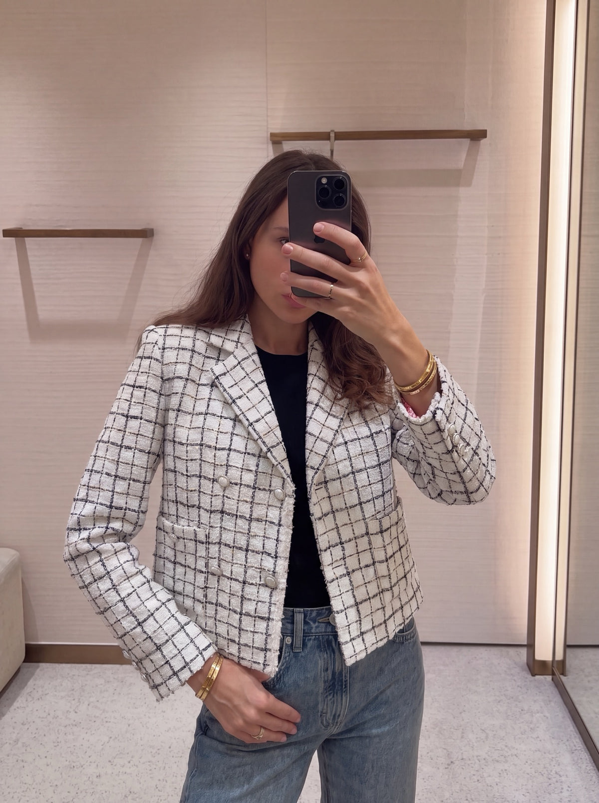 26FW New Plaid Collar Knit Jacket 🤍