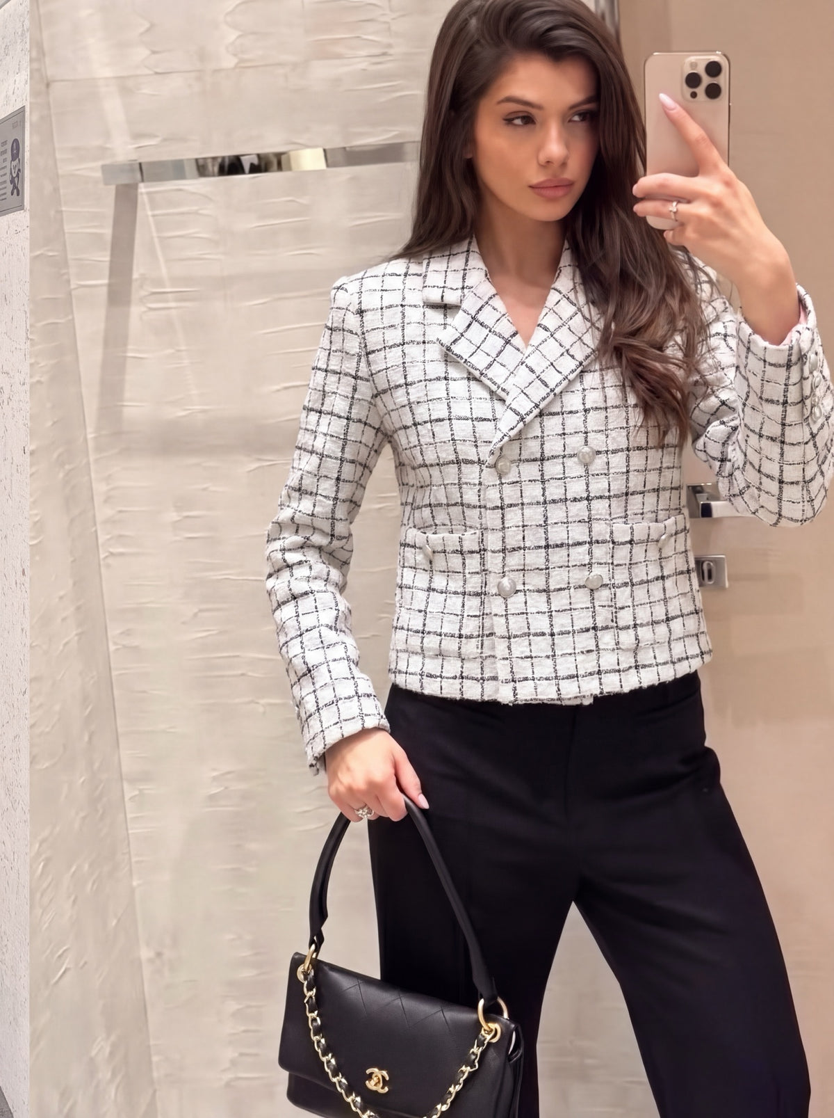 26FW New Plaid Collar Knit Jacket 🤍