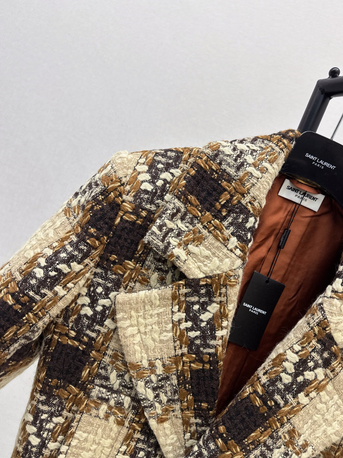 ❤️‍🔥Limited edition❤️‍🔥 26FW New Plaid Tweed Cropped Jacket 🖤