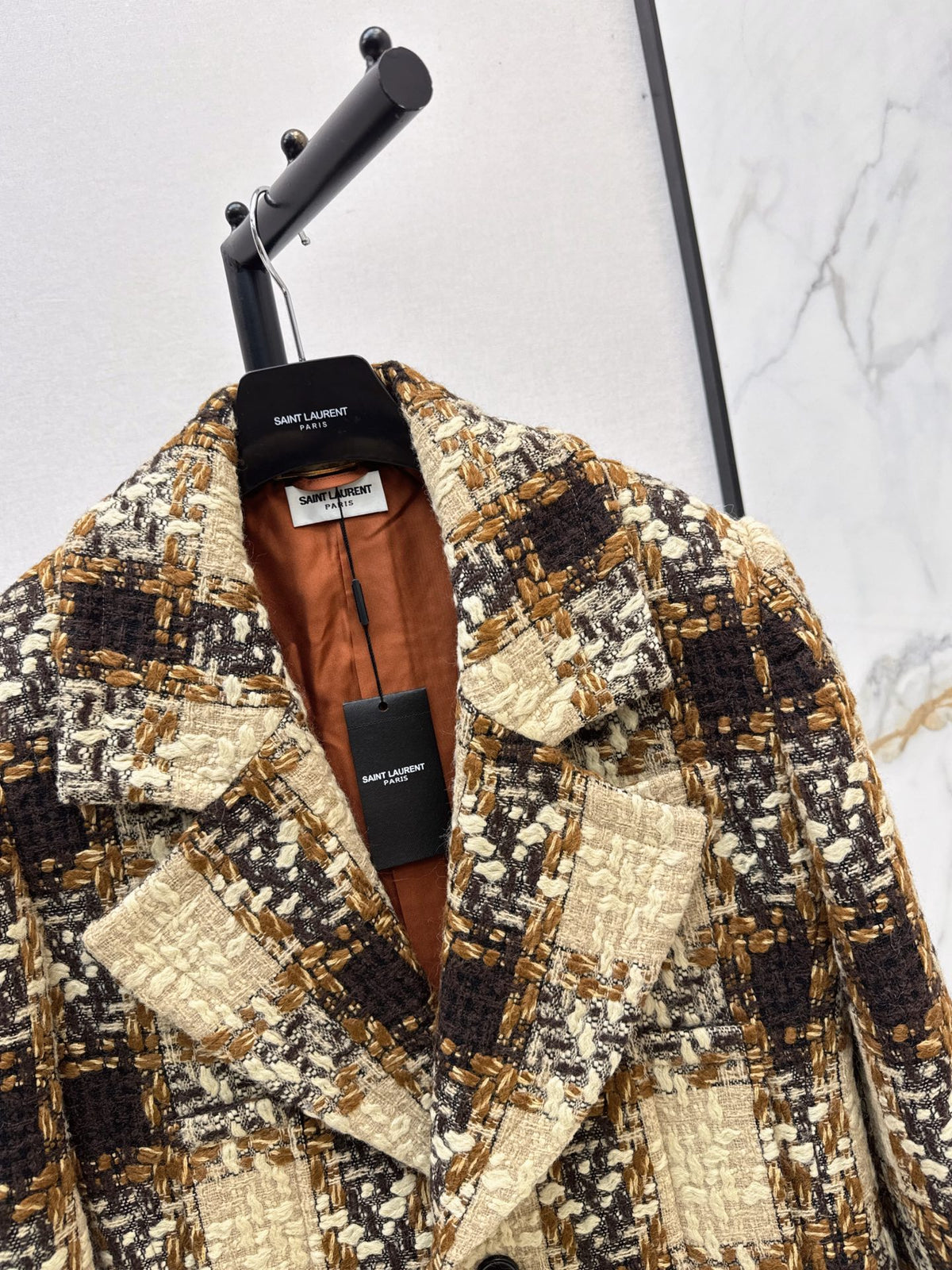 ❤️‍🔥Limited edition❤️‍🔥 26FW New Plaid Tweed Cropped Jacket 🖤