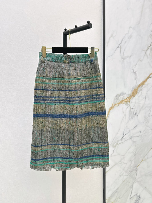 🔥Highest Quality🔥26FW New High-Waisted Midi Skirt (Runway Piece) 🖤
