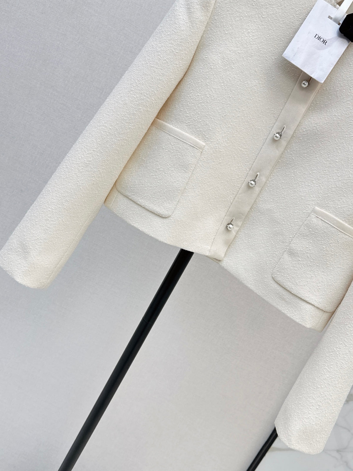 26FW New French-Style Stand-Collar Bow Jacket 🤍