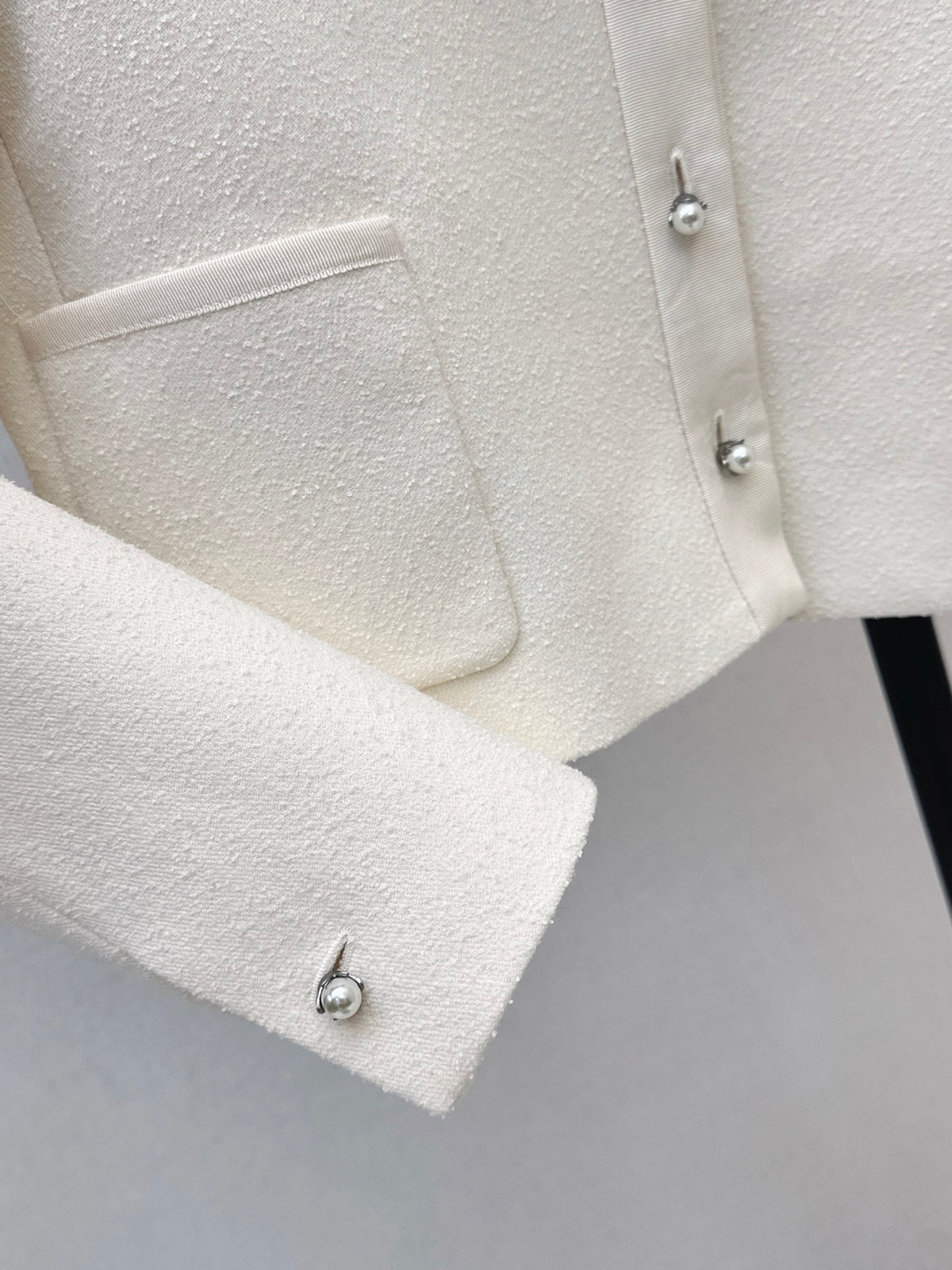 26FW New French-Style Stand-Collar Bow Jacket 🤍