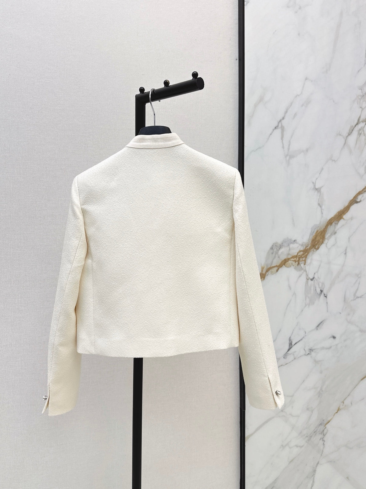 26FW New French-Style Stand-Collar Bow Jacket 🤍