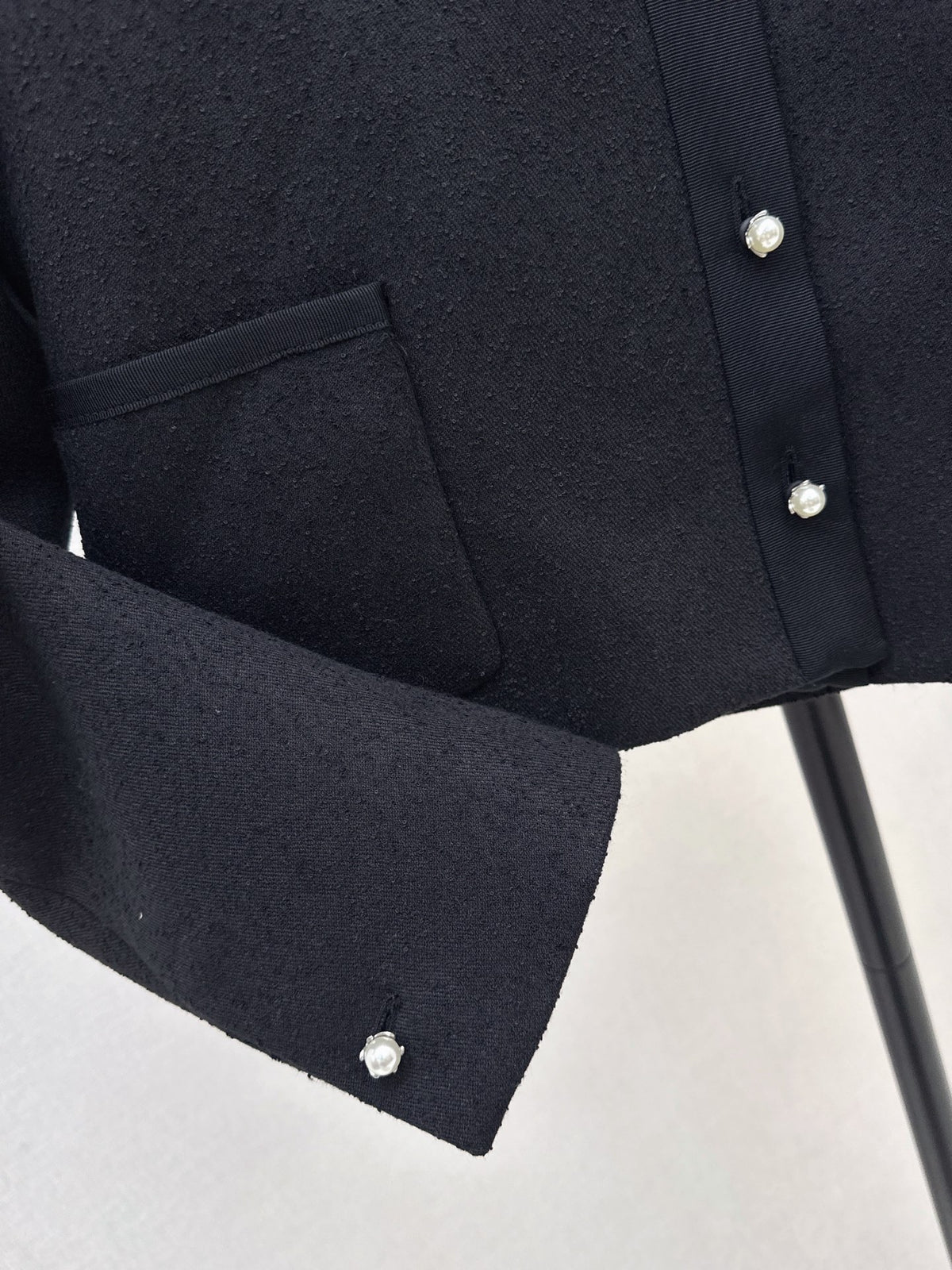 26FW New French-Style Stand-Collar Bow Jacket 🤍