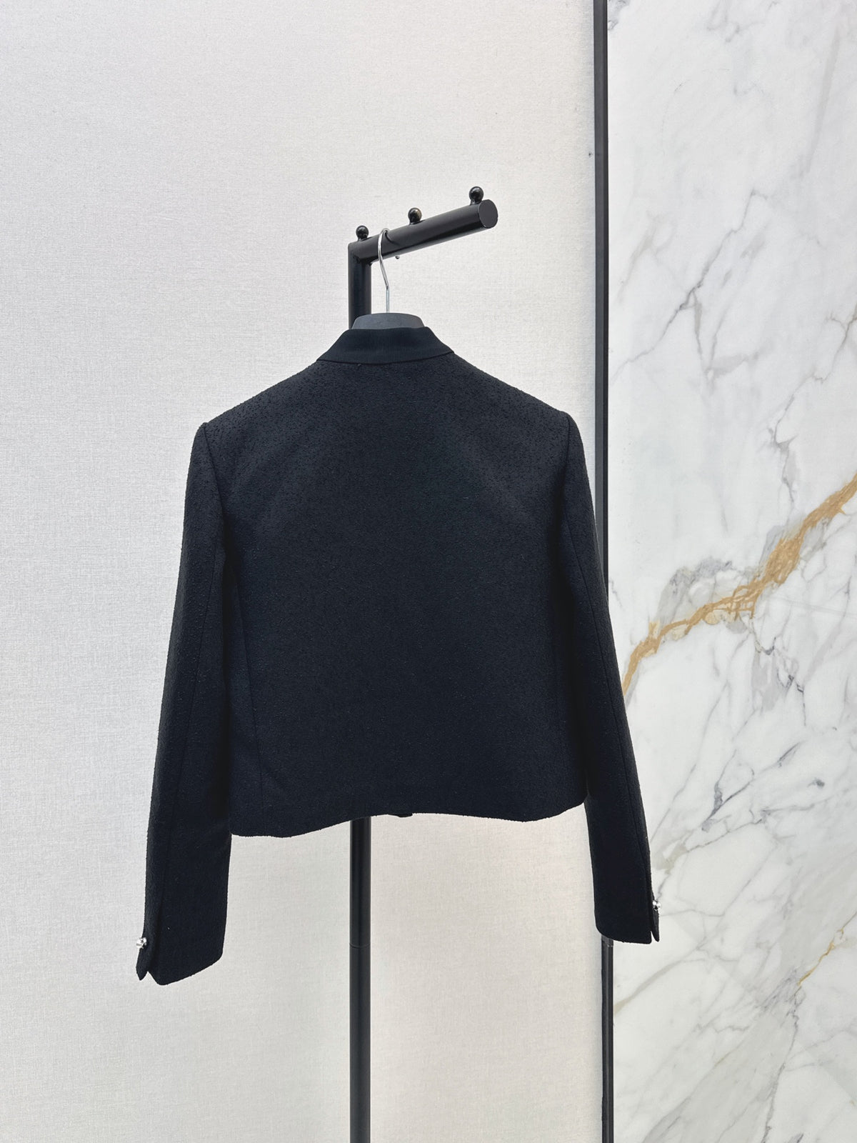 26FW New French-Style Stand-Collar Bow Jacket 🤍
