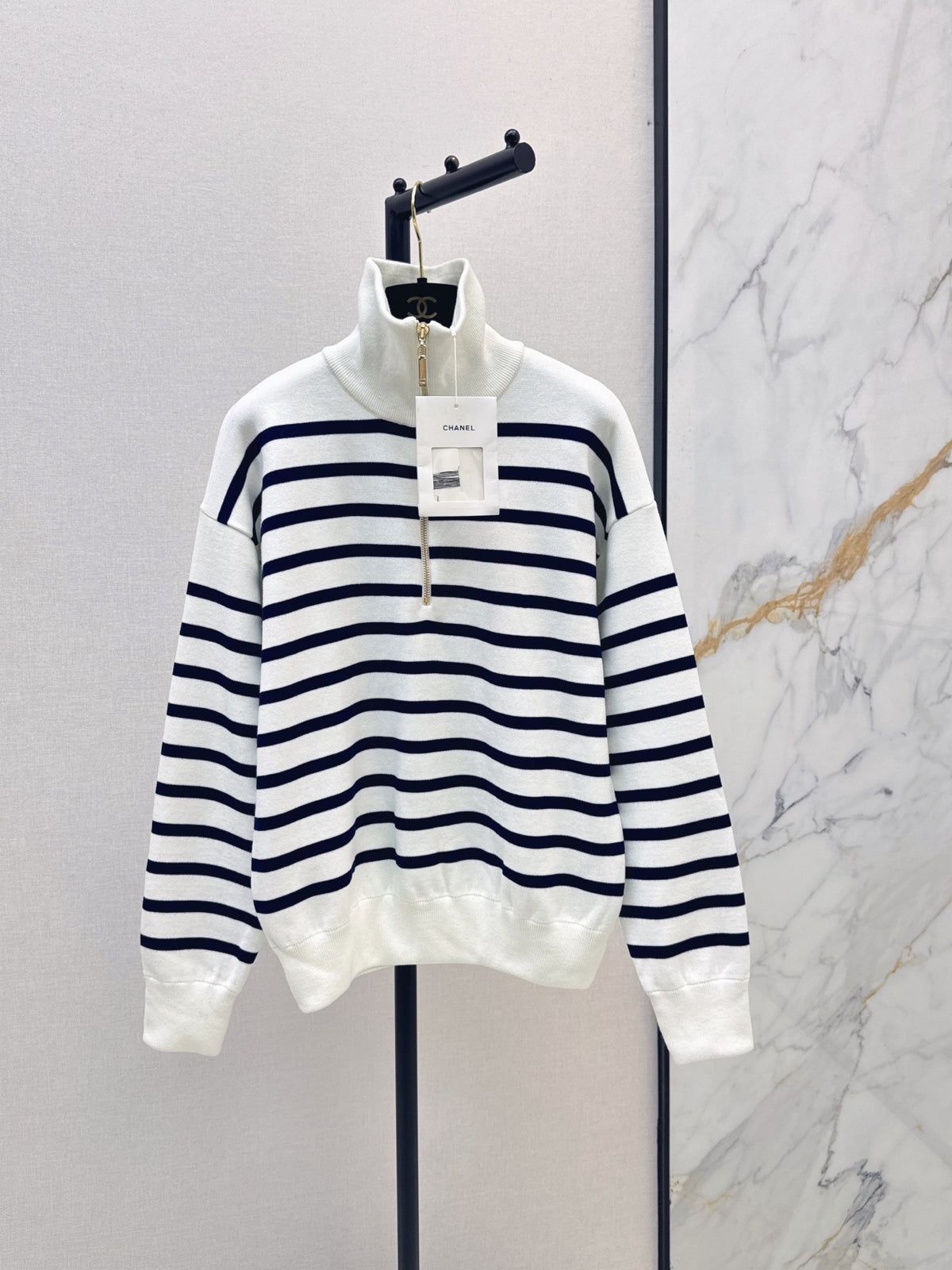 🔥Highest Quality🔥26FW New Half-Zip Knit Sweatshirt 🤍