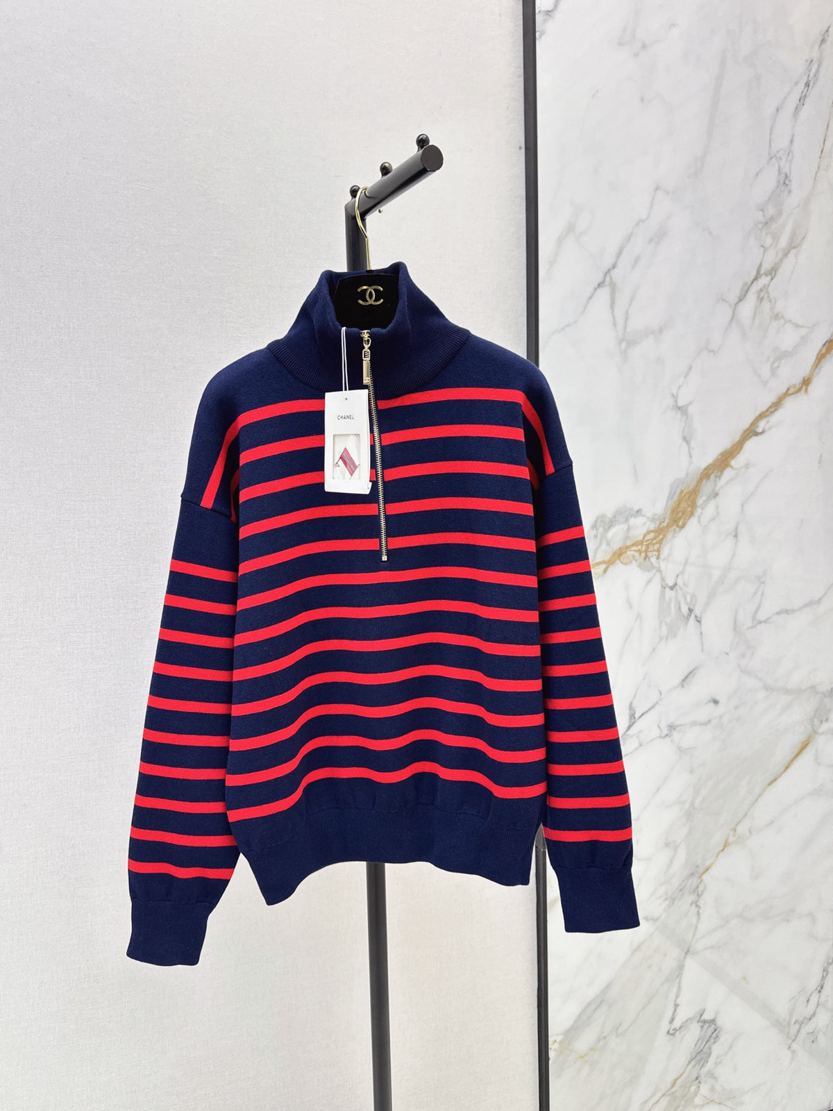🔥Highest Quality🔥26FW New Half-Zip Knit Sweatshirt 🖤