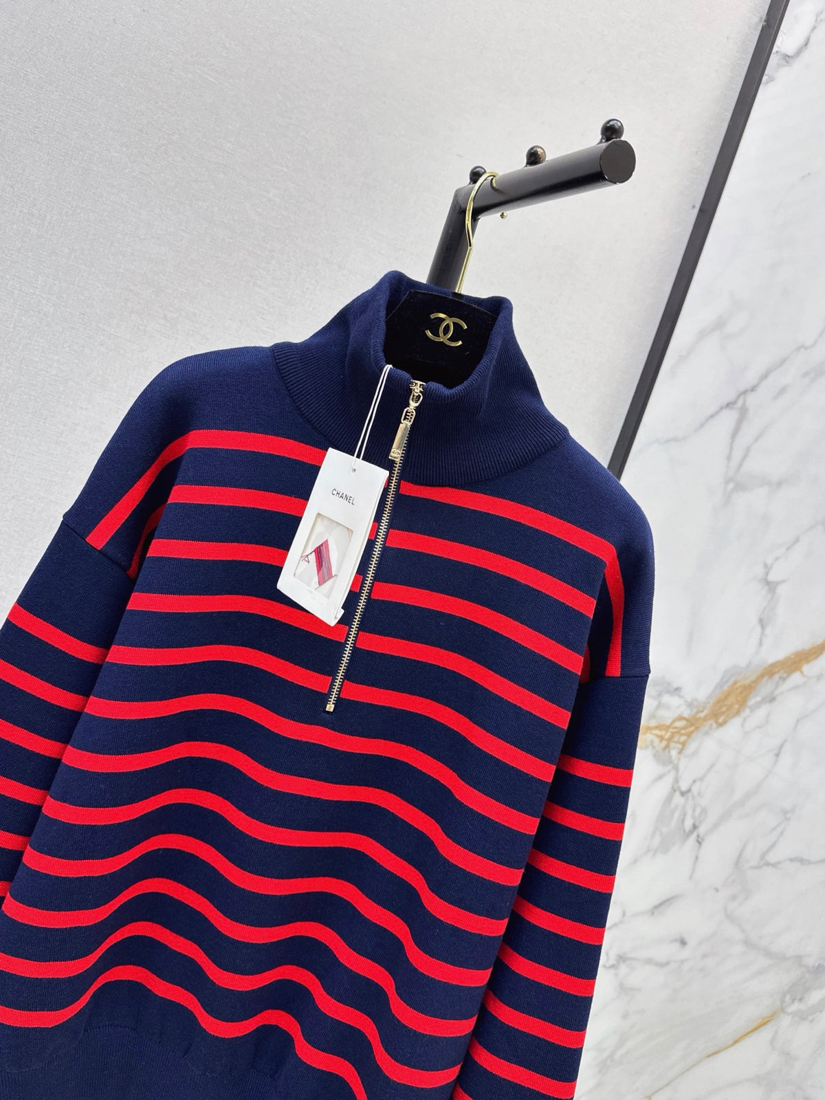 🔥Highest Quality🔥26FW New Half-Zip Knit Sweatshirt 🖤