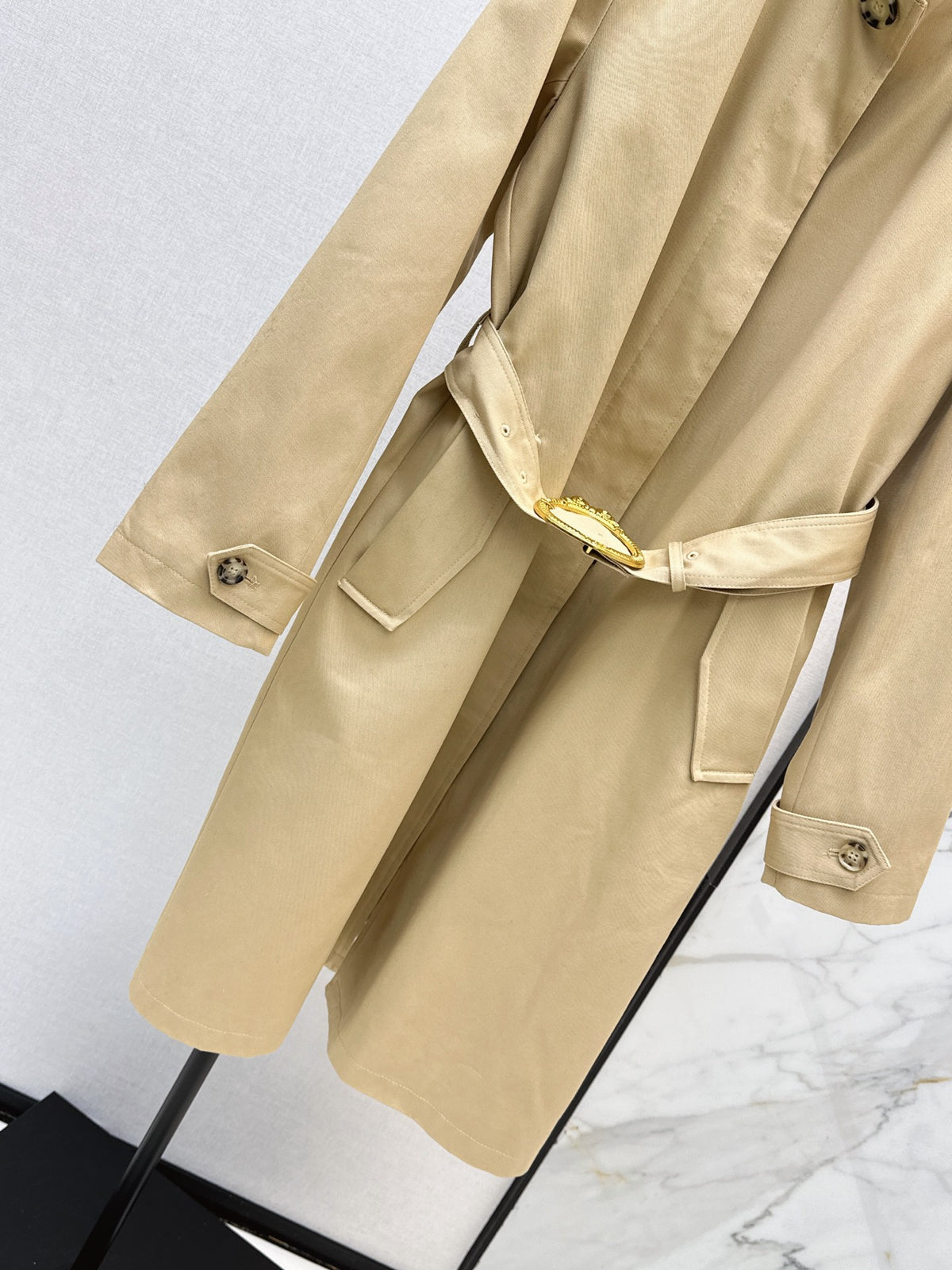 26FW New Mid-Length Lapel Trench Coat 🤎