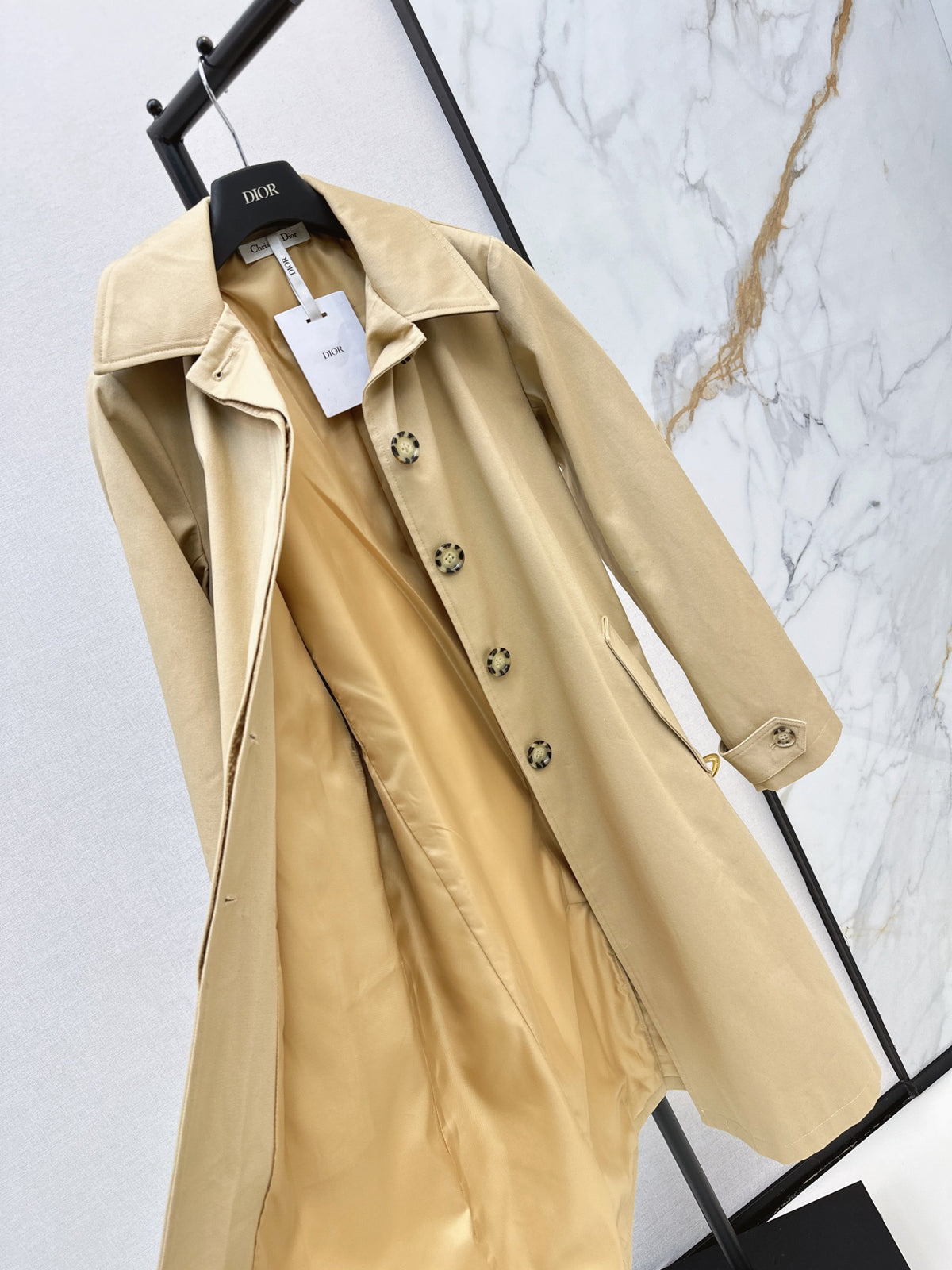 26FW New Mid-Length Lapel Trench Coat 🤎