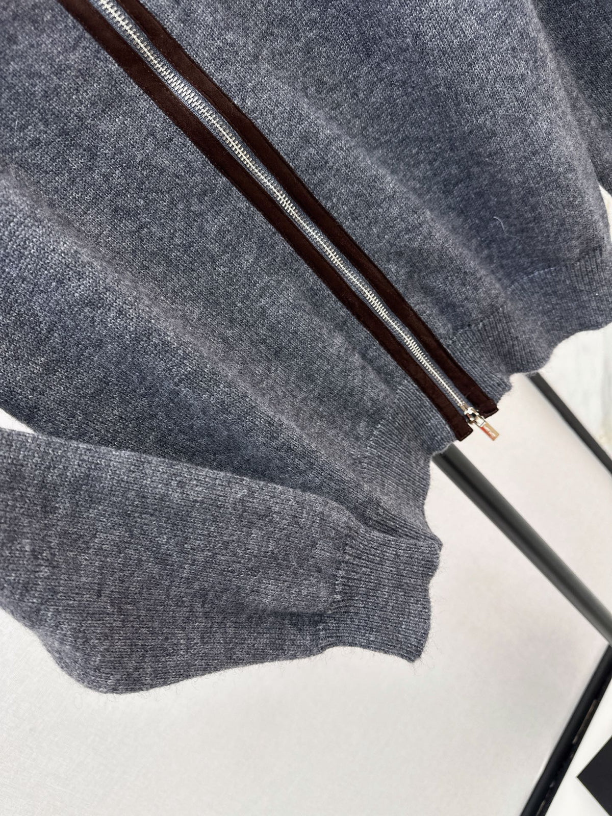 26FW New Collared Zip-Up Cardigan 🩶